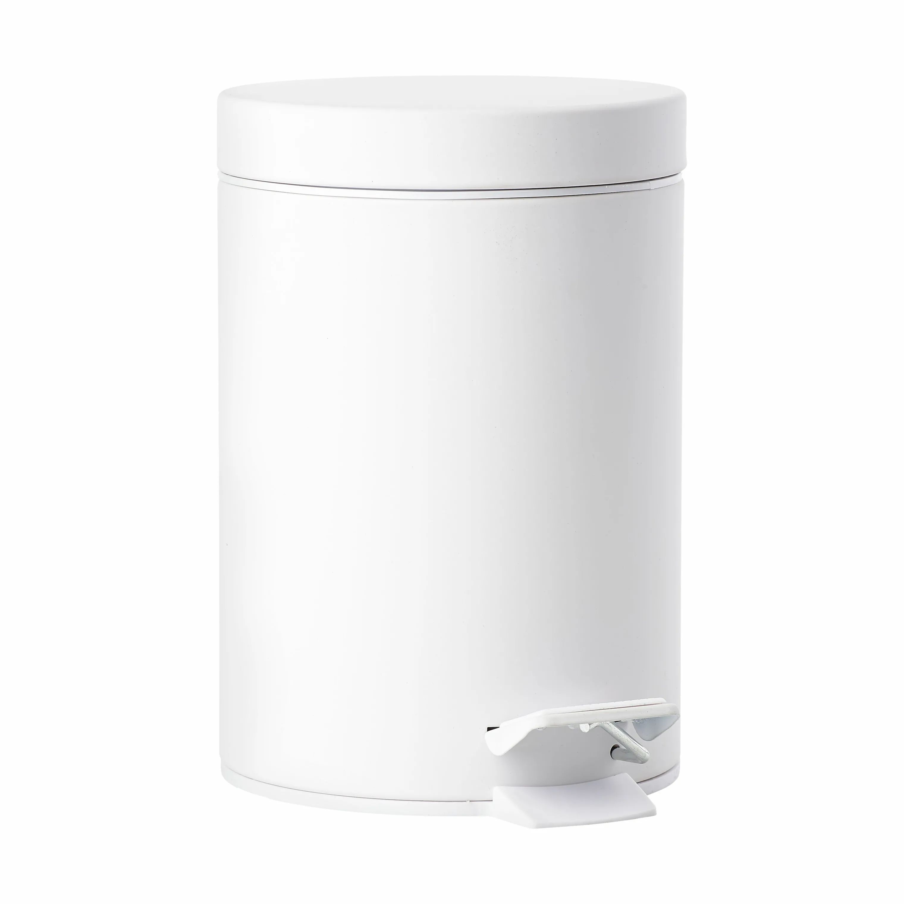 Zone Toiletspande Solo Pedalspand i Hvid, 1