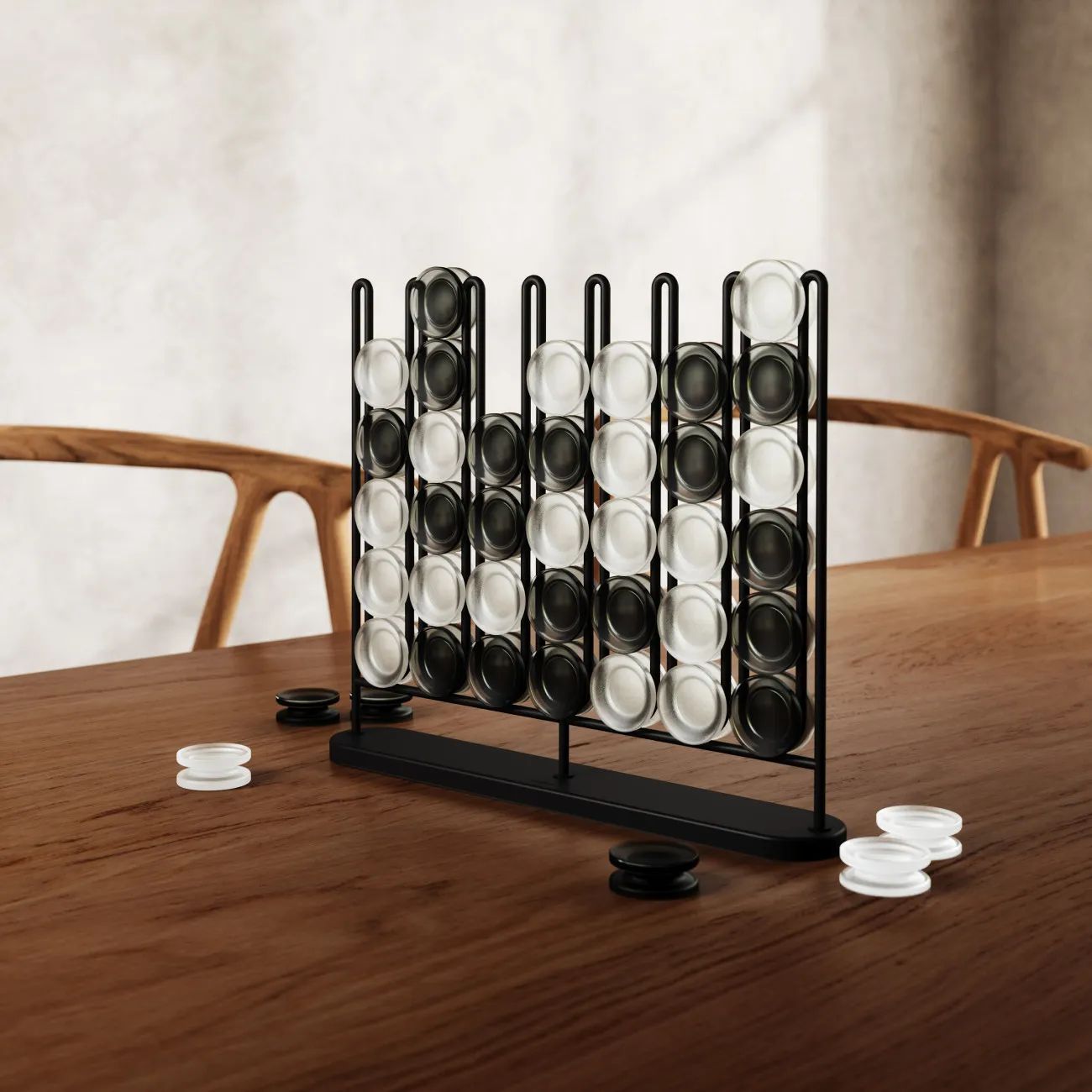 Umbra Spil Stax Fire på stribe spil i Sort, 2