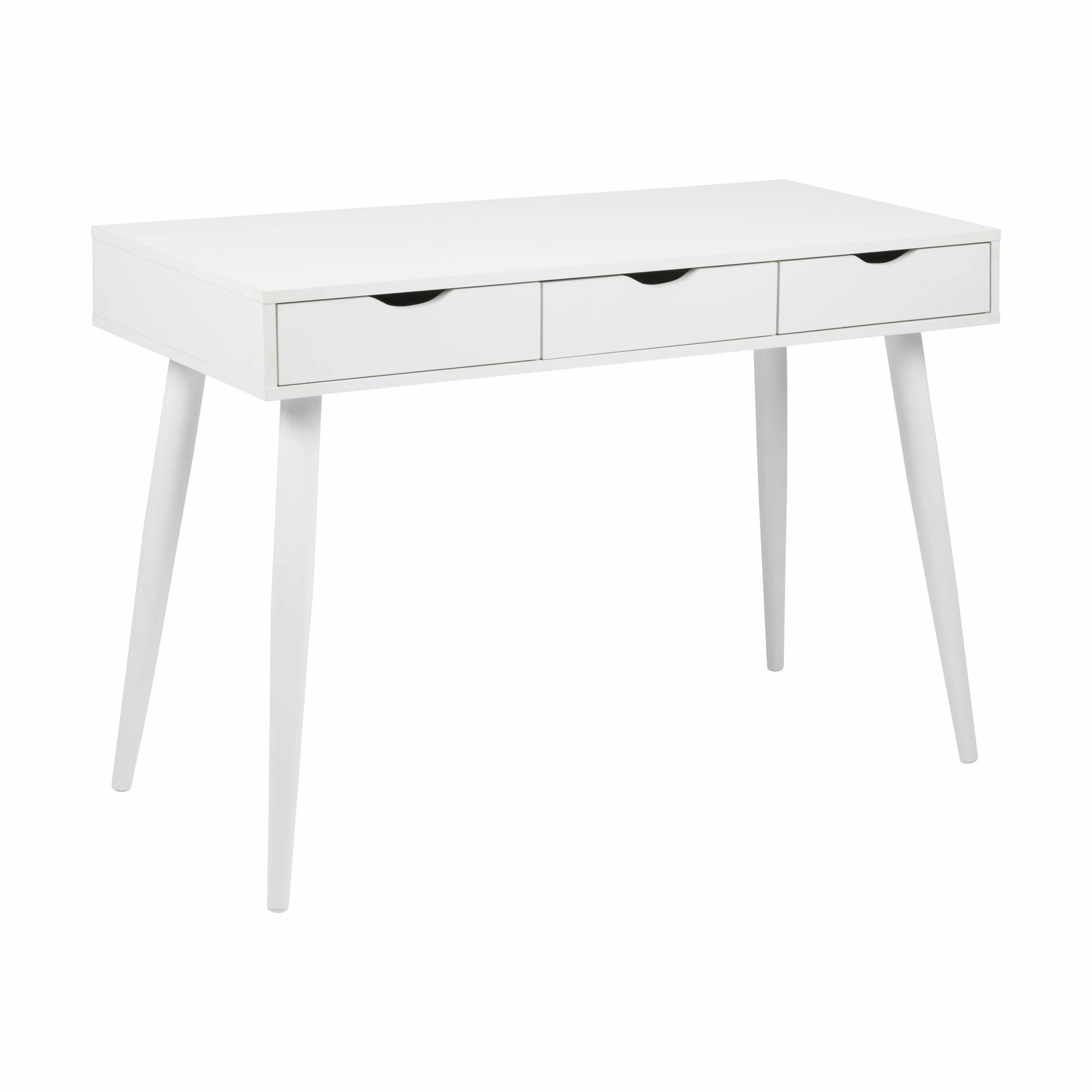 CASA Living Skriveborde Neptun Skrivebord i Hvid, 3