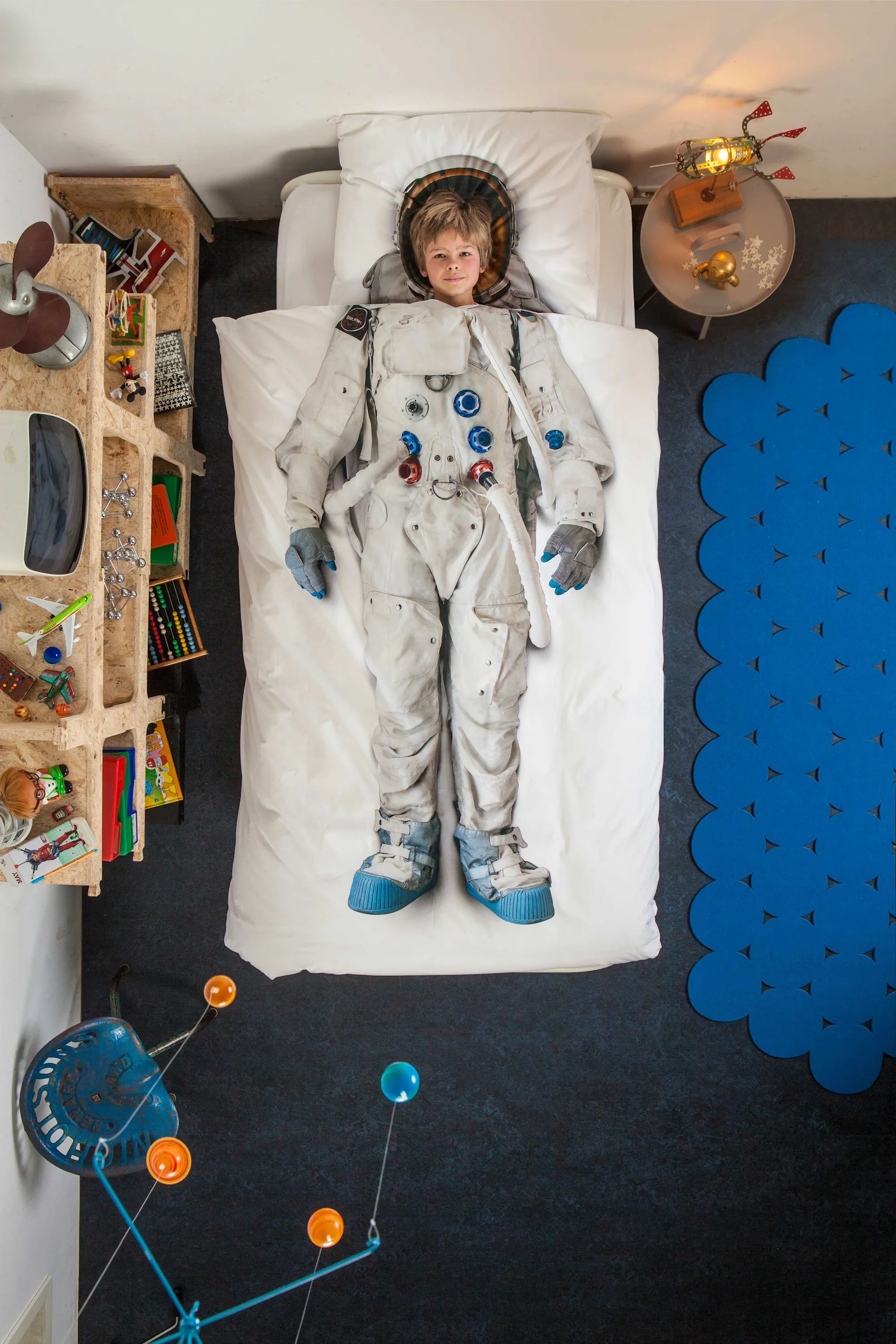 SNURK Sengetøj Sengetøj i Hvid astronaut, 2