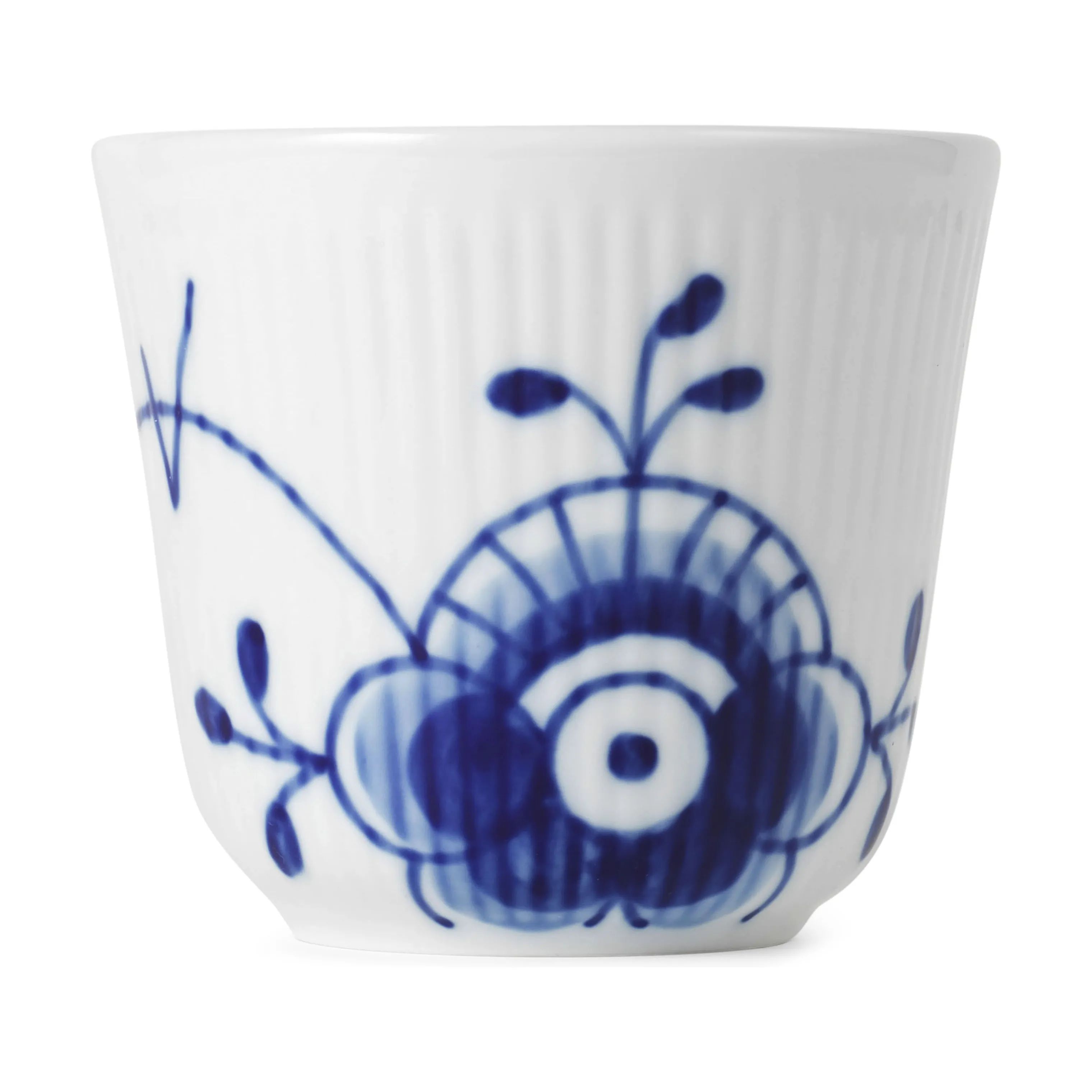 Royal Copenhagen Krus og kopper uden hank Blå Mega Riflet Termokop #3 i #3, 26 cl, 1