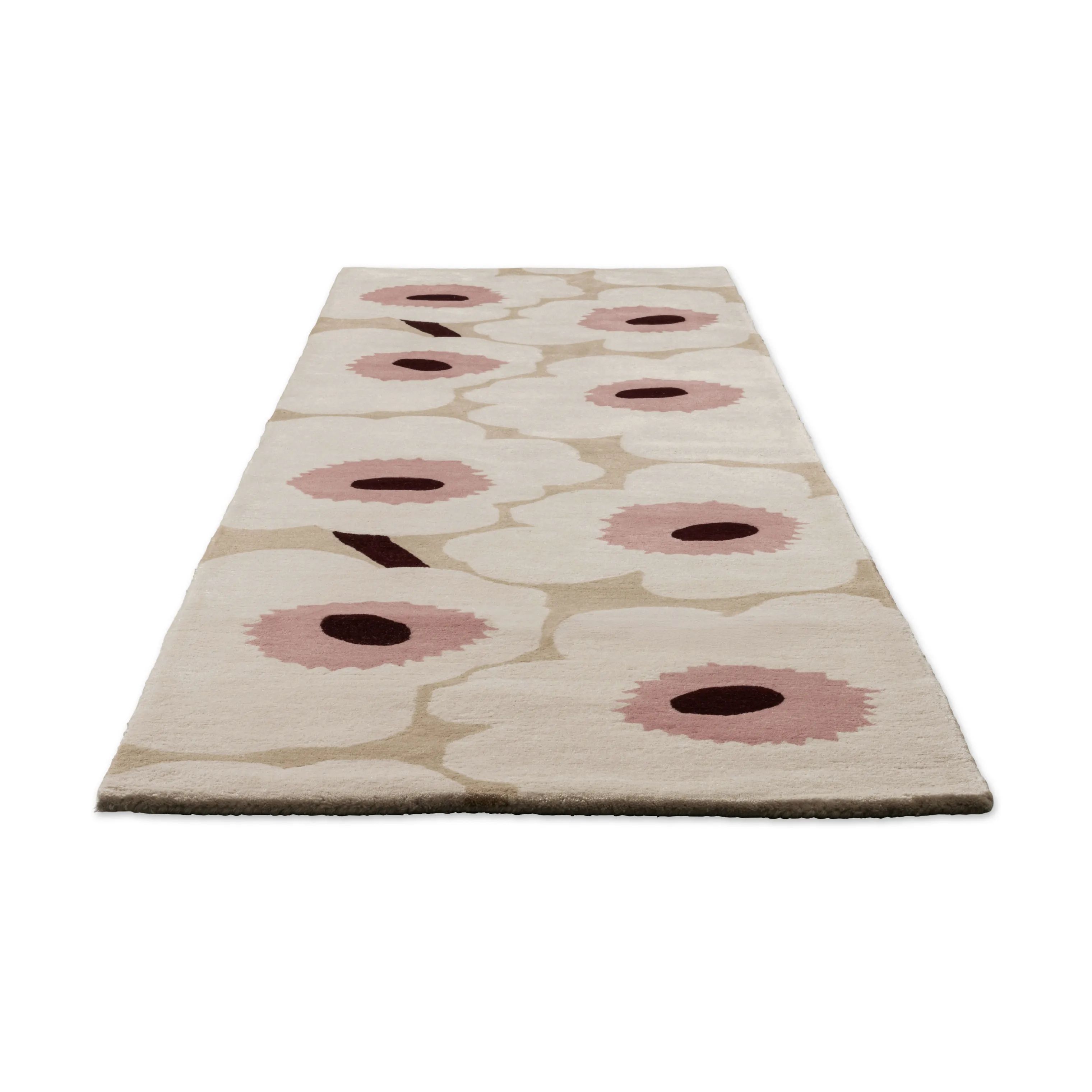 Marimekko by Brink & Campman Gulvtæpper Unikko Tæppeløber i Beige/Lyserød, B80 x L300 cm, 3