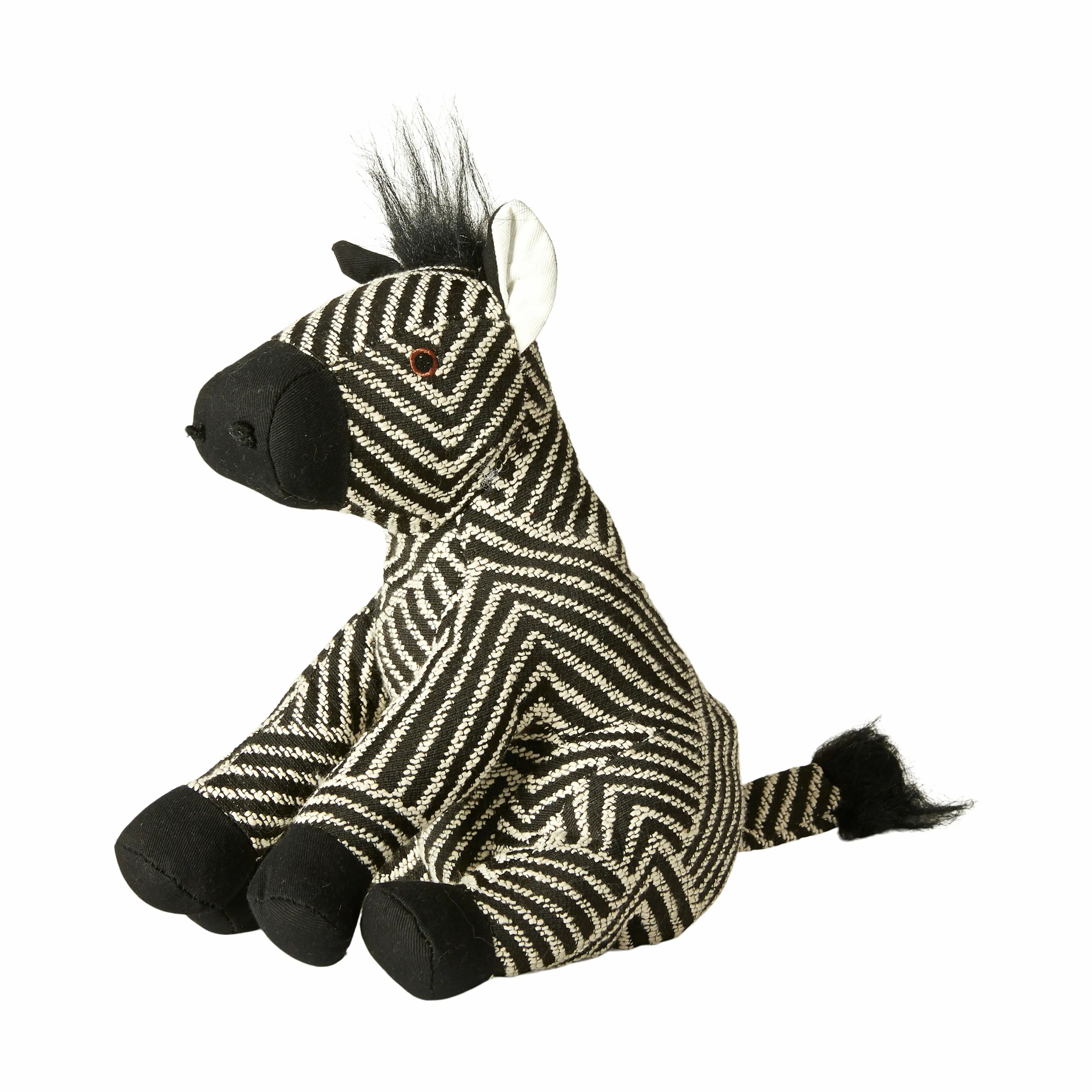 Speedtsberg Øvrigt interiør Dørstopper -  Zebra i Sort/hvid, 1
