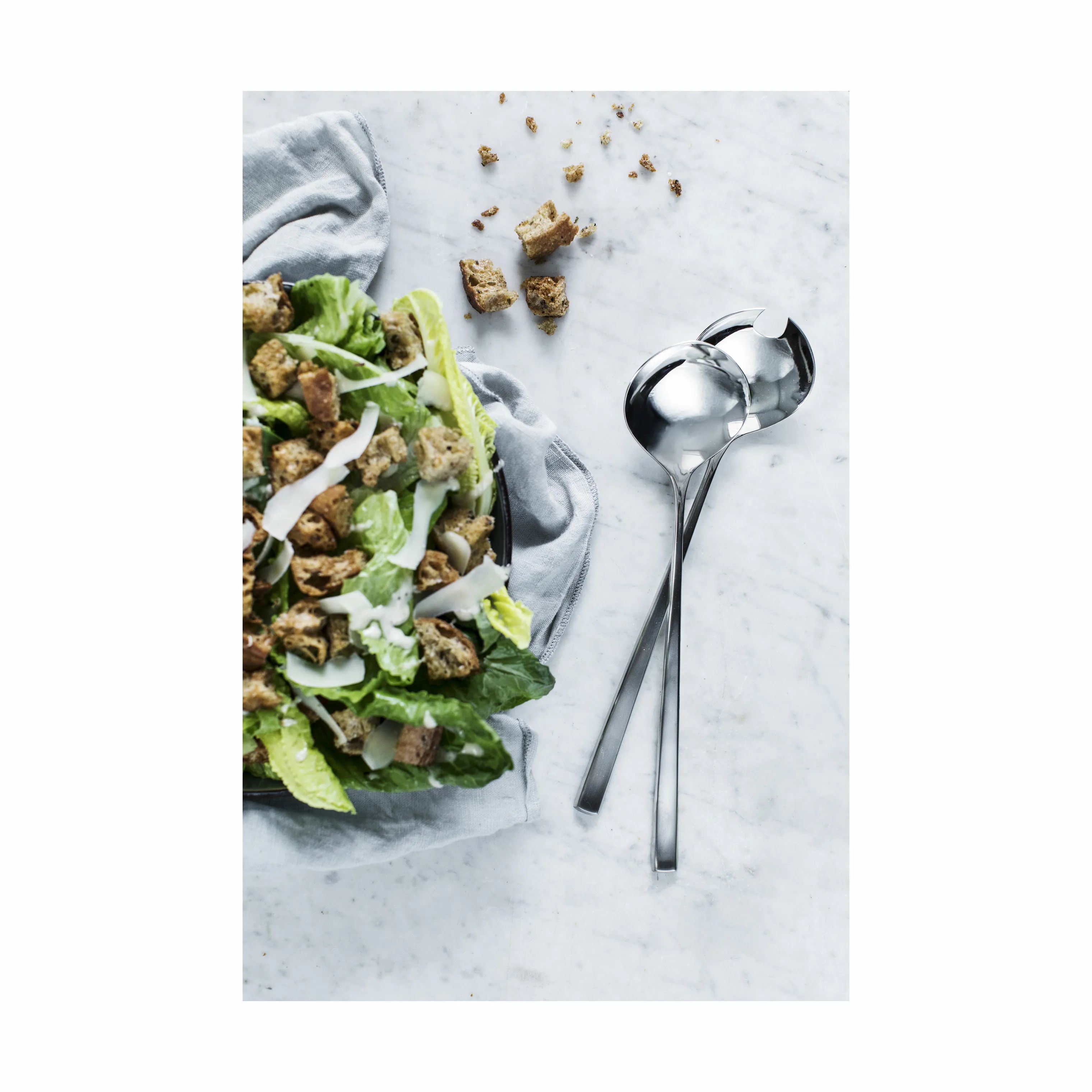 Gense Salatbestik Fuga Salatbestik - 2 dele i 25 cm, Rustfrit stål, 2
