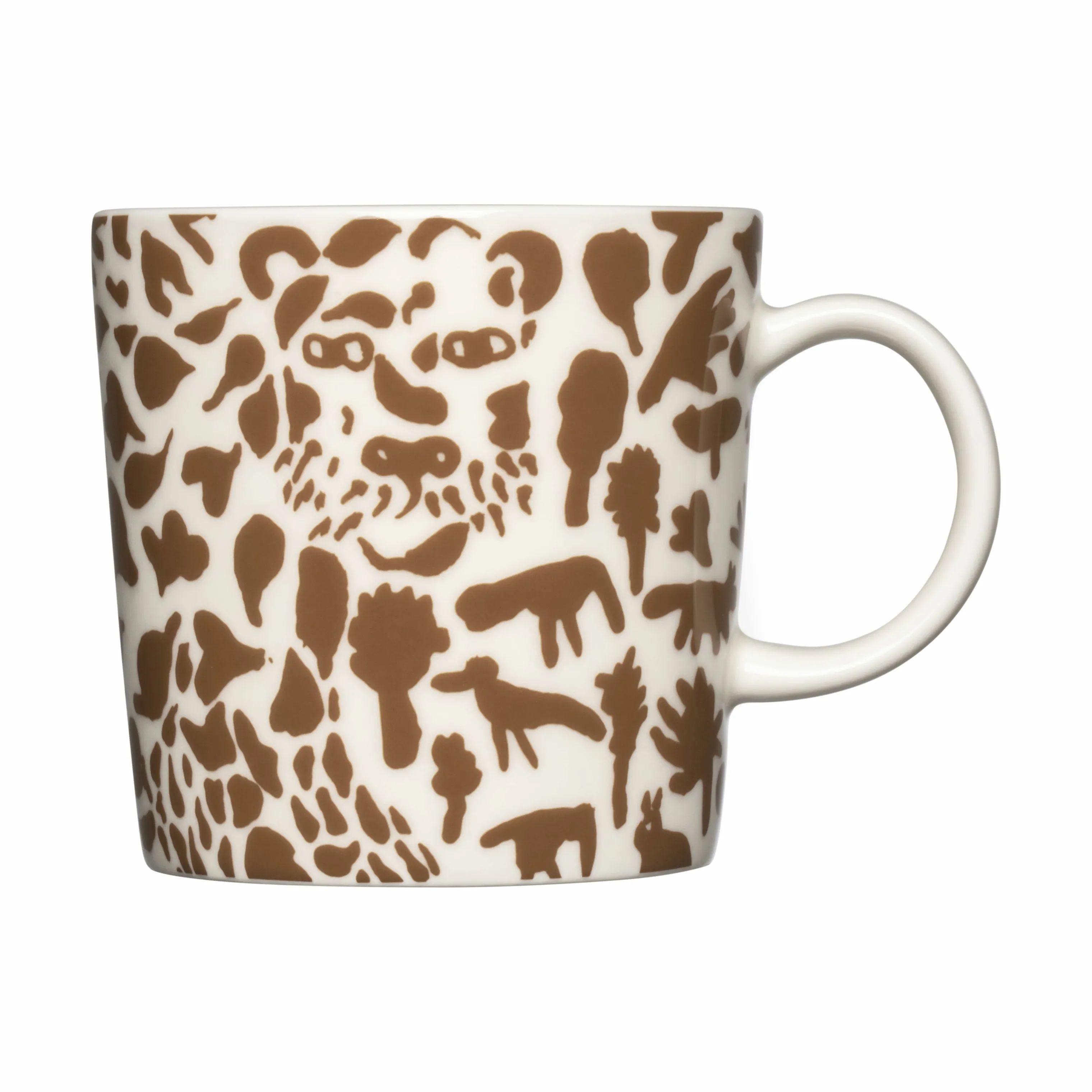 Iittala Krus og kopper med hank Oiva Toikka Collection OTC Krus - Cheetah i Cheetah brun, 30 cl, 1