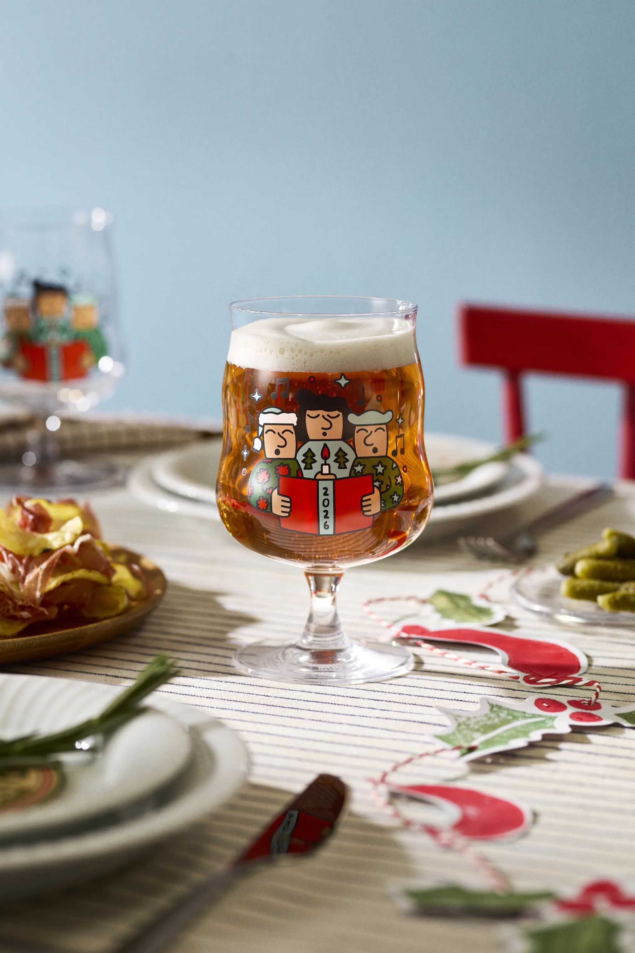 Holmegaard Ølglas Mikkeler Mikkeller Universal Ølglas 2026 i Klar m. deko, 7