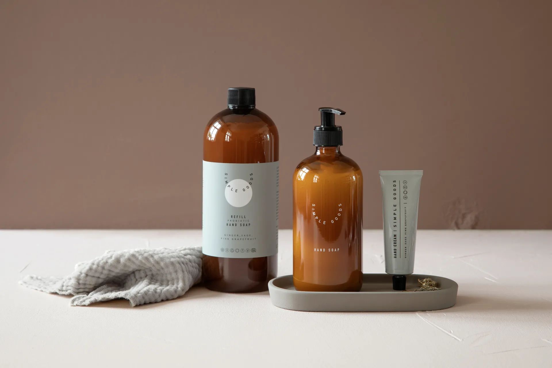 Simple Goods Karklude Karklud i Grå, 2