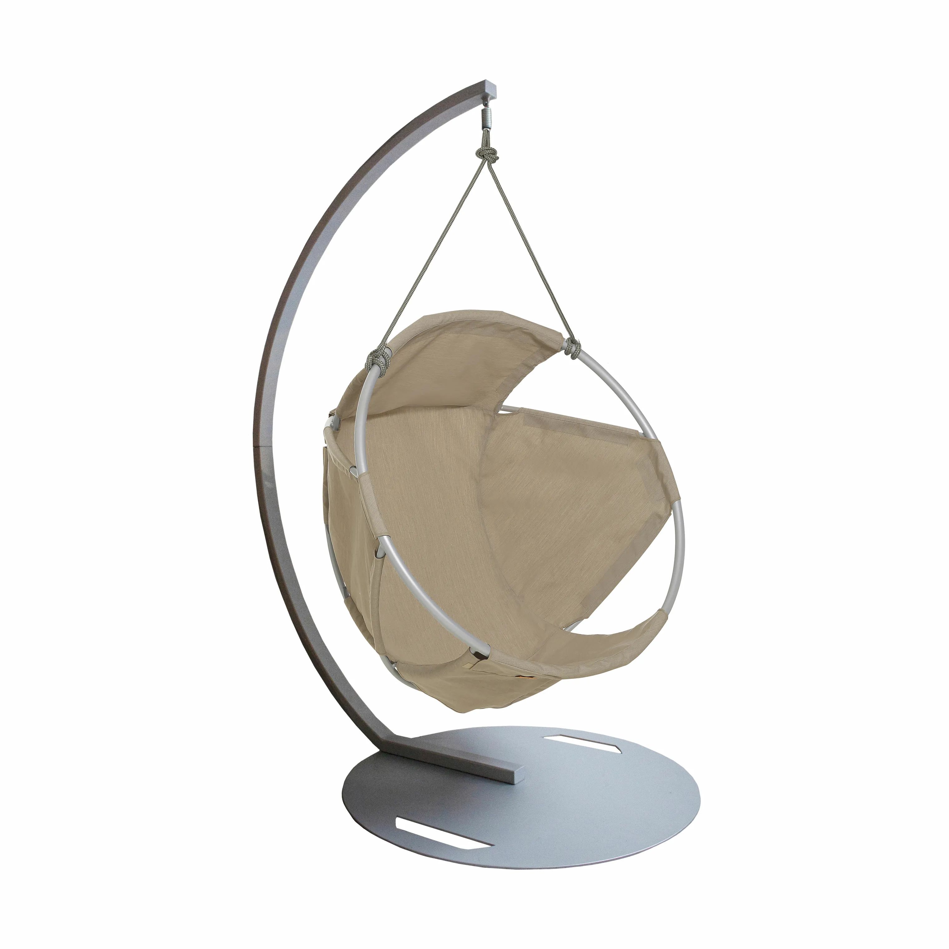 TRIMM Copenhagen Hængestole Cocoon Stativ i Aluminium Grey, 1