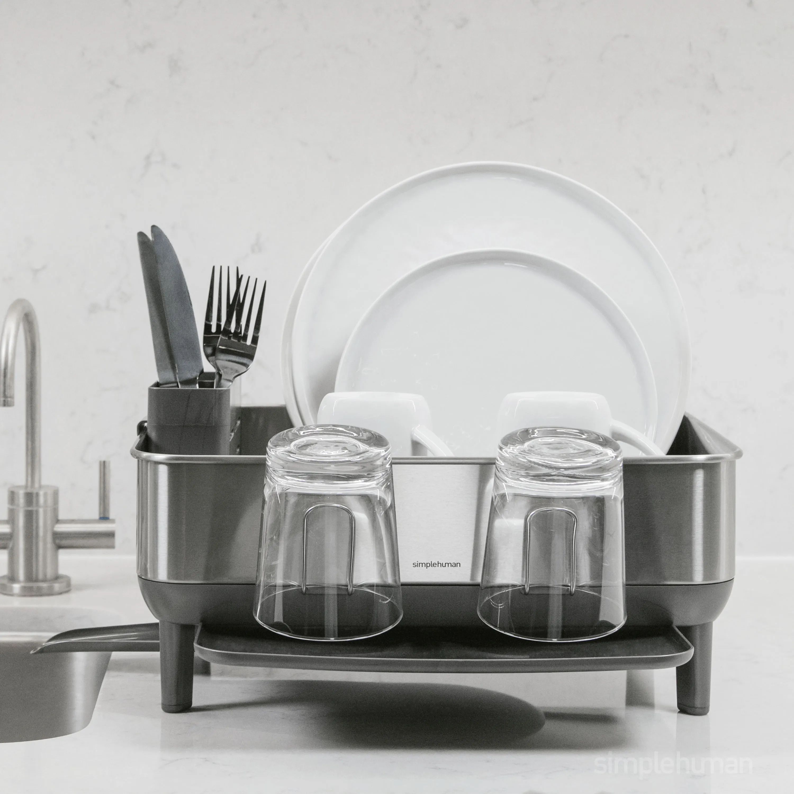 Simplehuman Opvaskestativer Opvaskeholder i B38 x L39,4 cm, 2