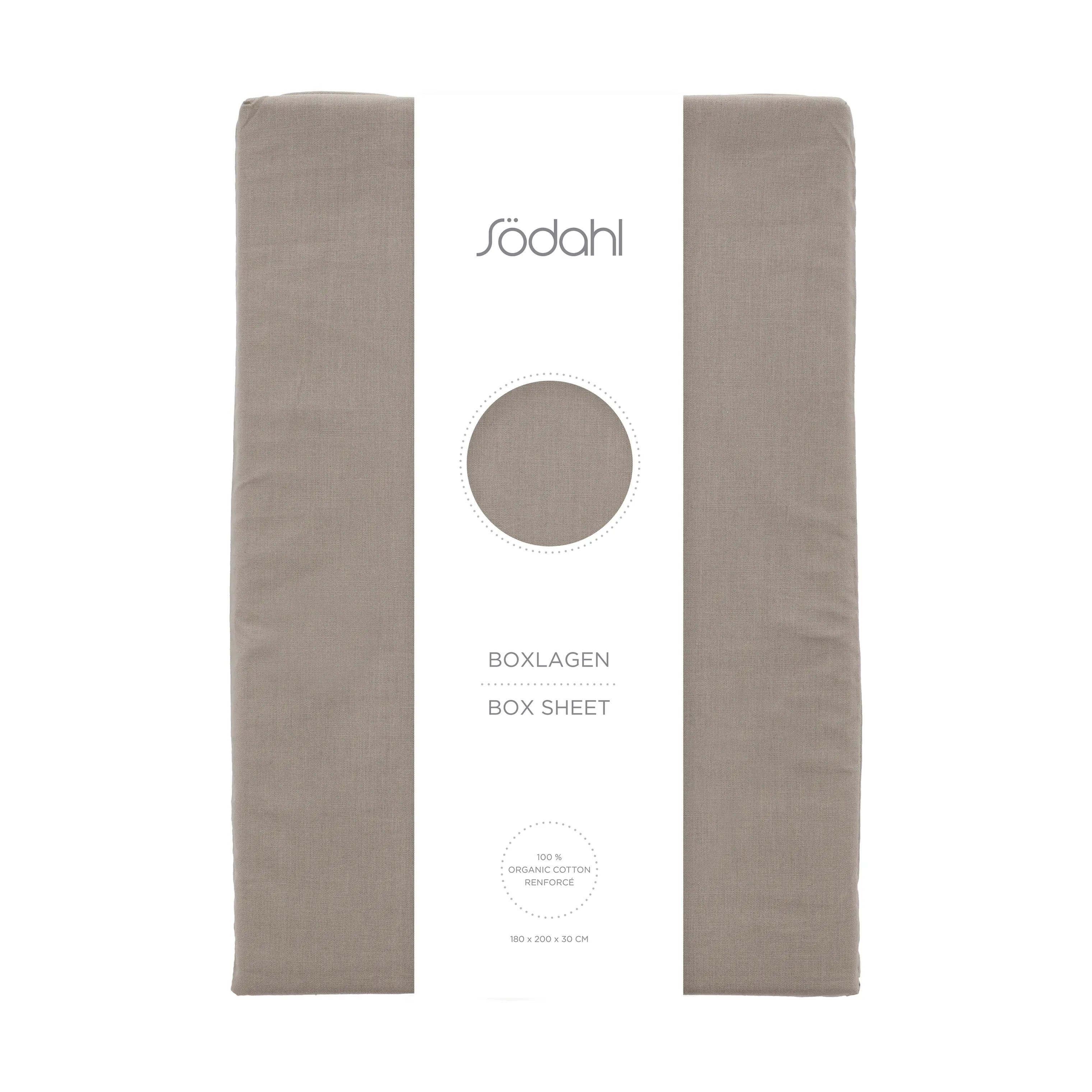 Södahl Lagner Organic Calm Boxlagen i Taupe, B140 x L200 cm, 1