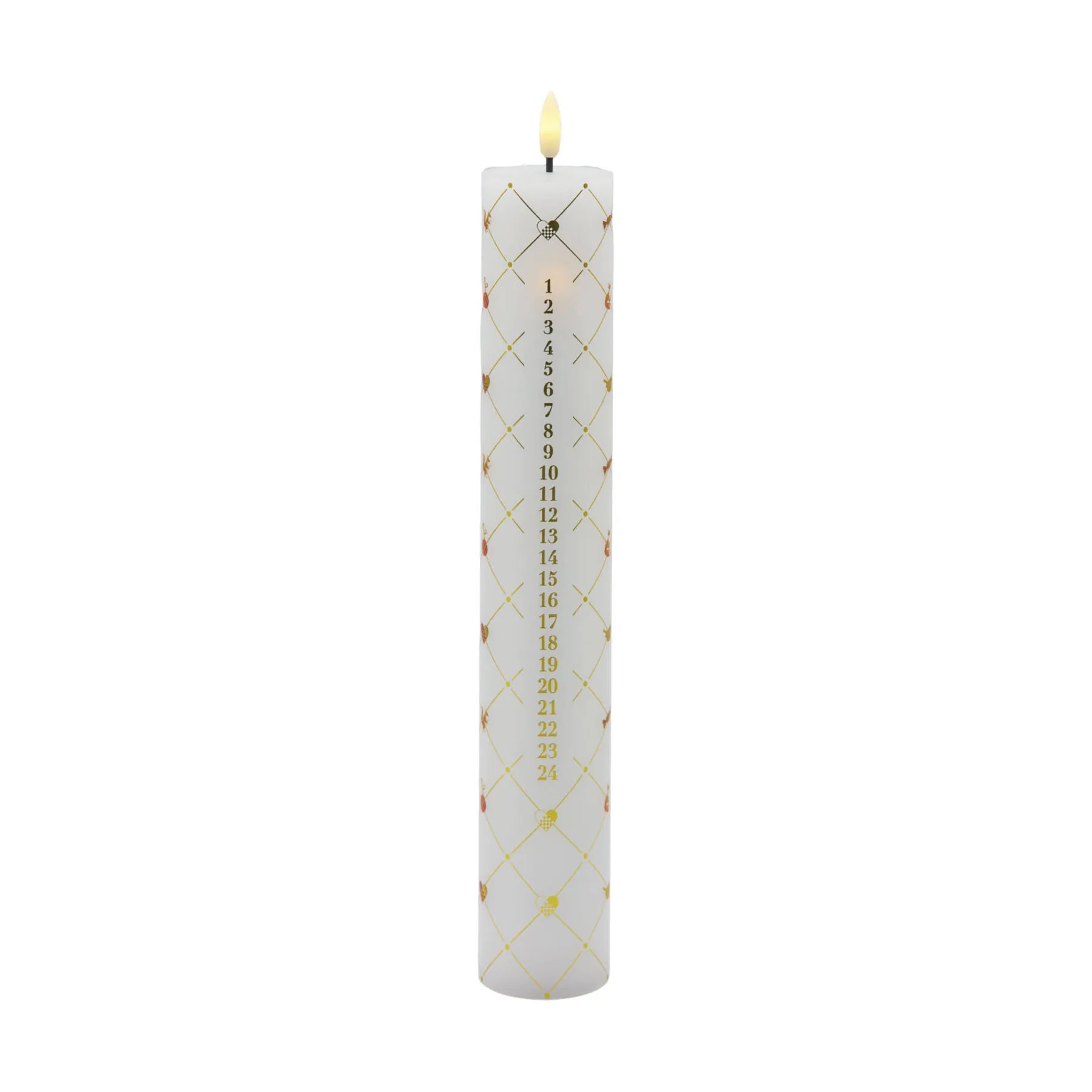 Sirius LED-lys Elvira Kalenderlys i Hvid, 1