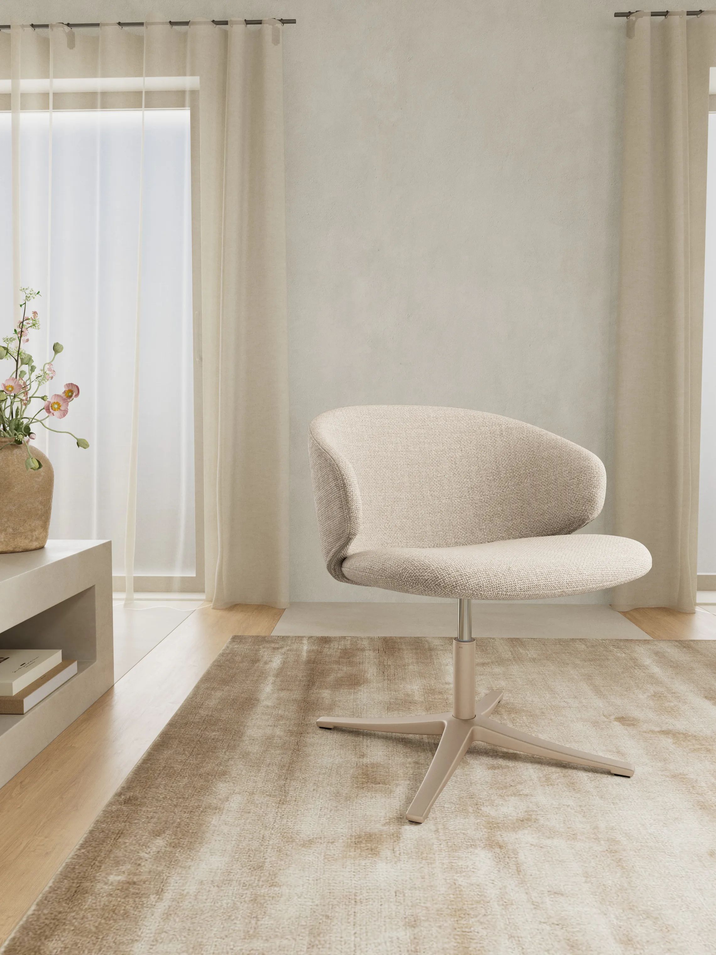 CASA Living Lænestole Ella Loungestol i Beige, 2