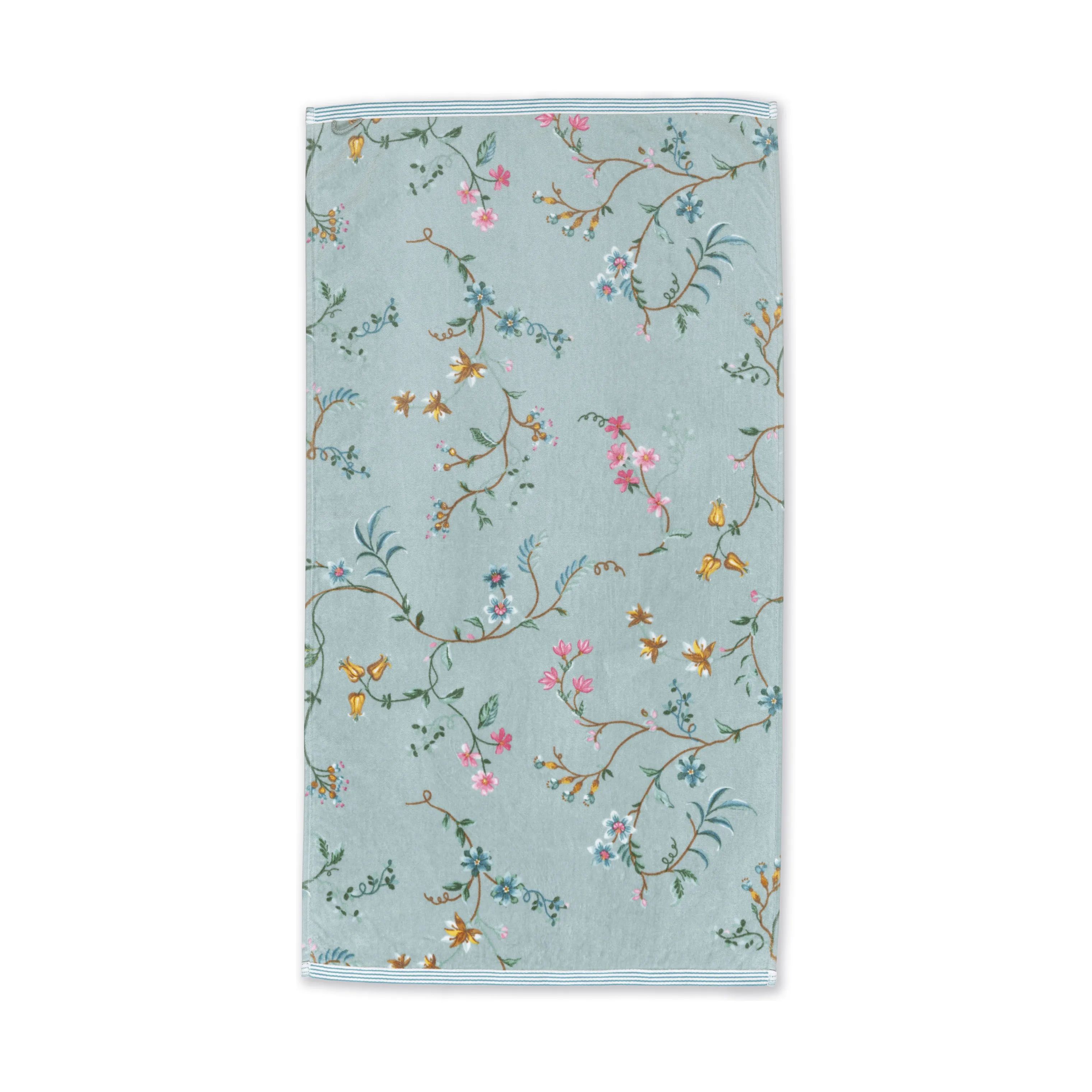 PIP Studio Håndklæder Les Fleurs Håndklæde i Blue , B55 x L100 cm, 1