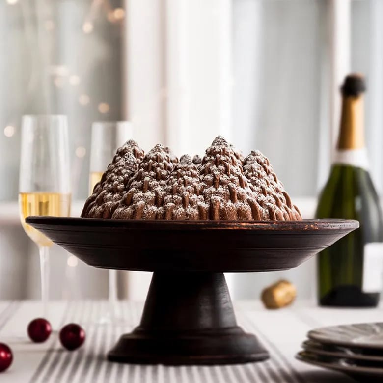 Nordic Ware Øvrige bageforme Pine Forest Bundt Kageform i Sølvfarvet, 2
