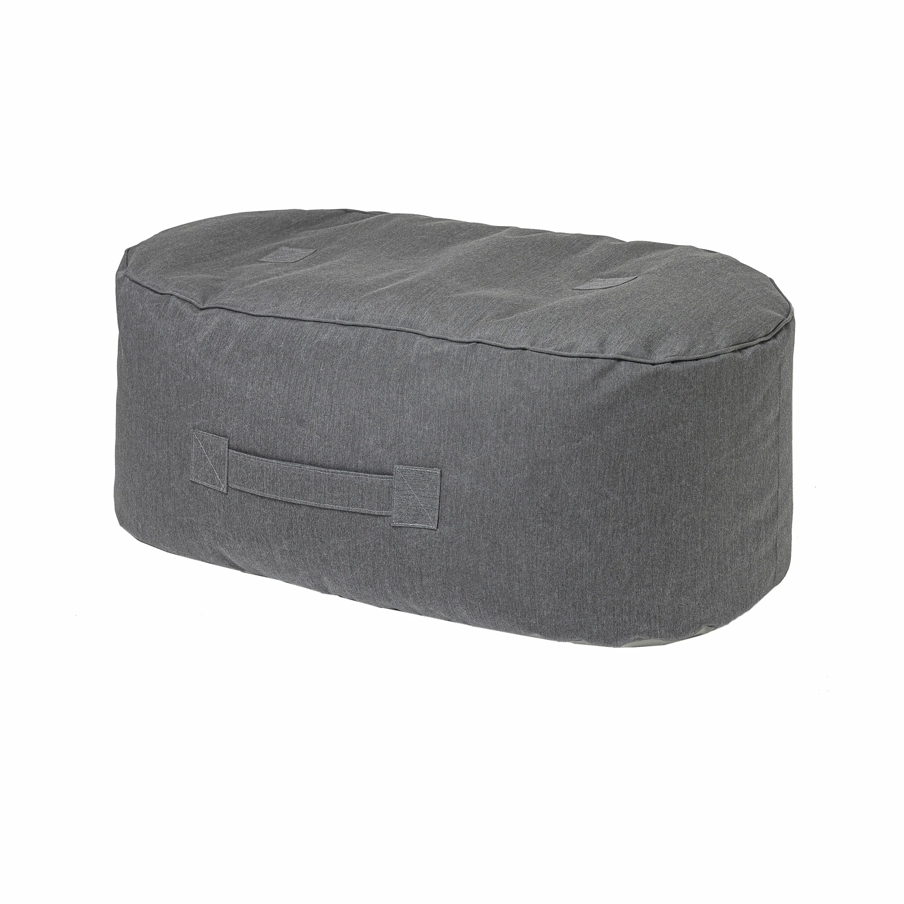 TRIMM Copenhagen Liggestole Oblong Puf i Grey, 1