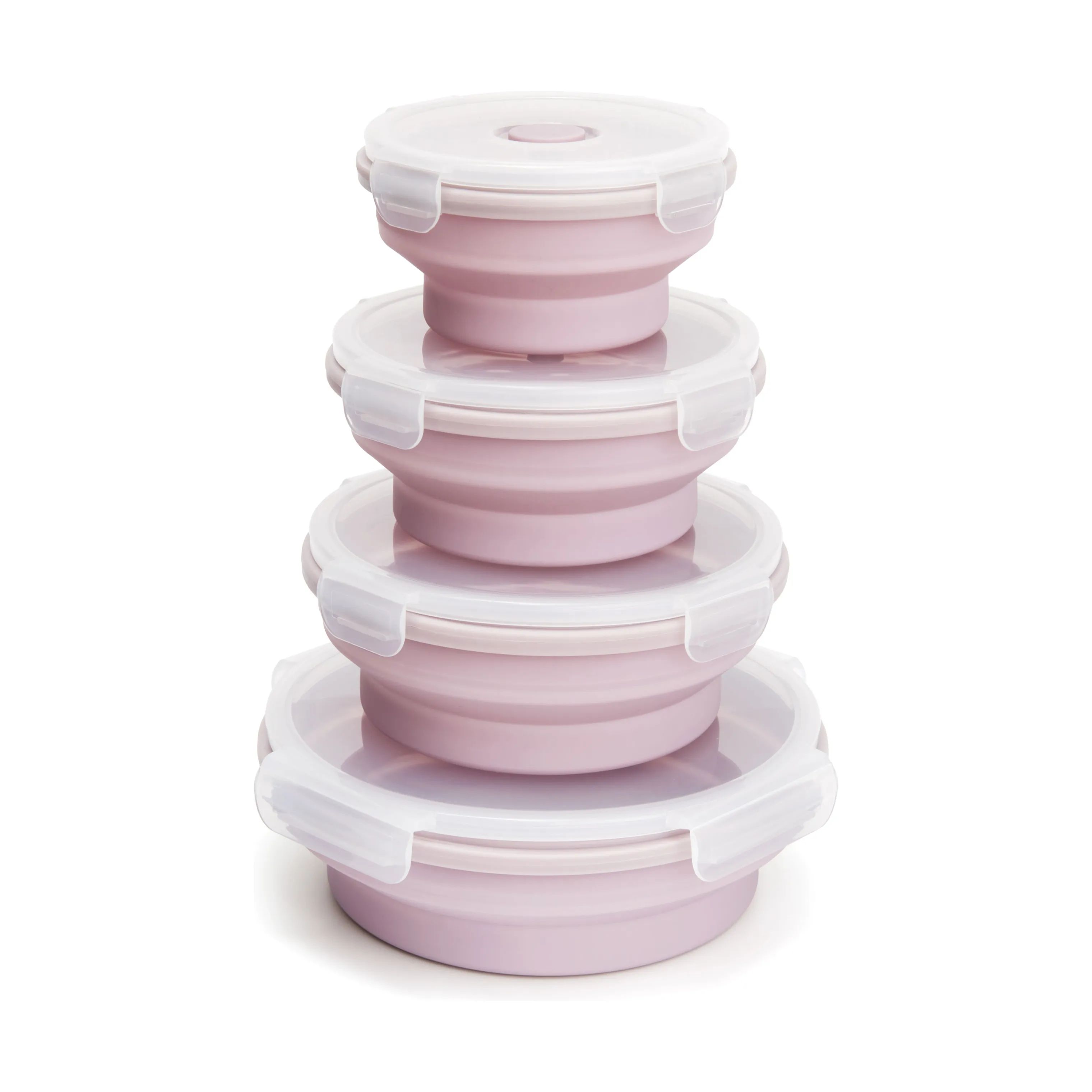 Cook & Baker Opbevaringsbokse Foldbare Opbevaringsbokse - 4 stk. i rosa, 1