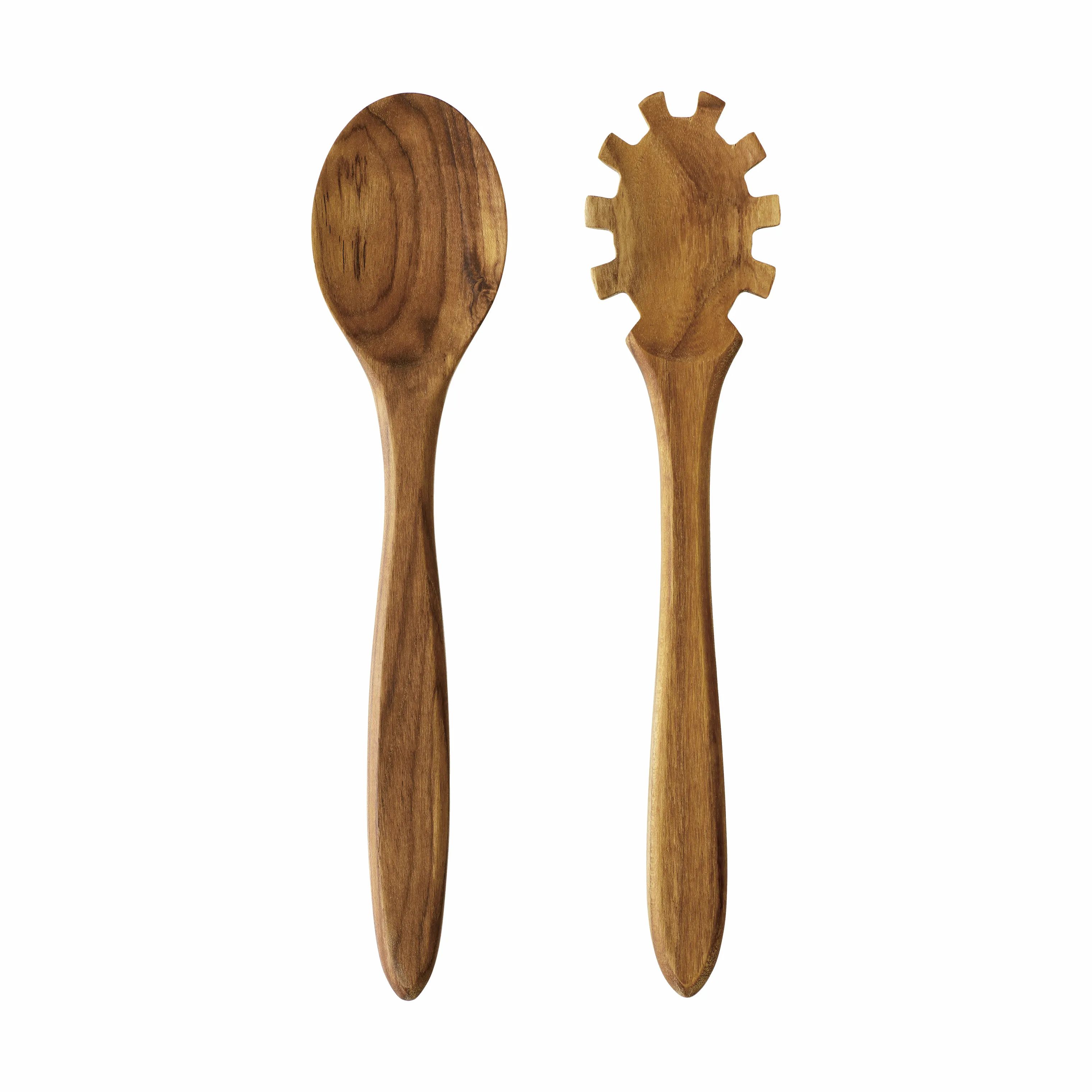 RAW by Aida Grydeskesæt Teak Salatsæt - 2 dele i Træ, 1
