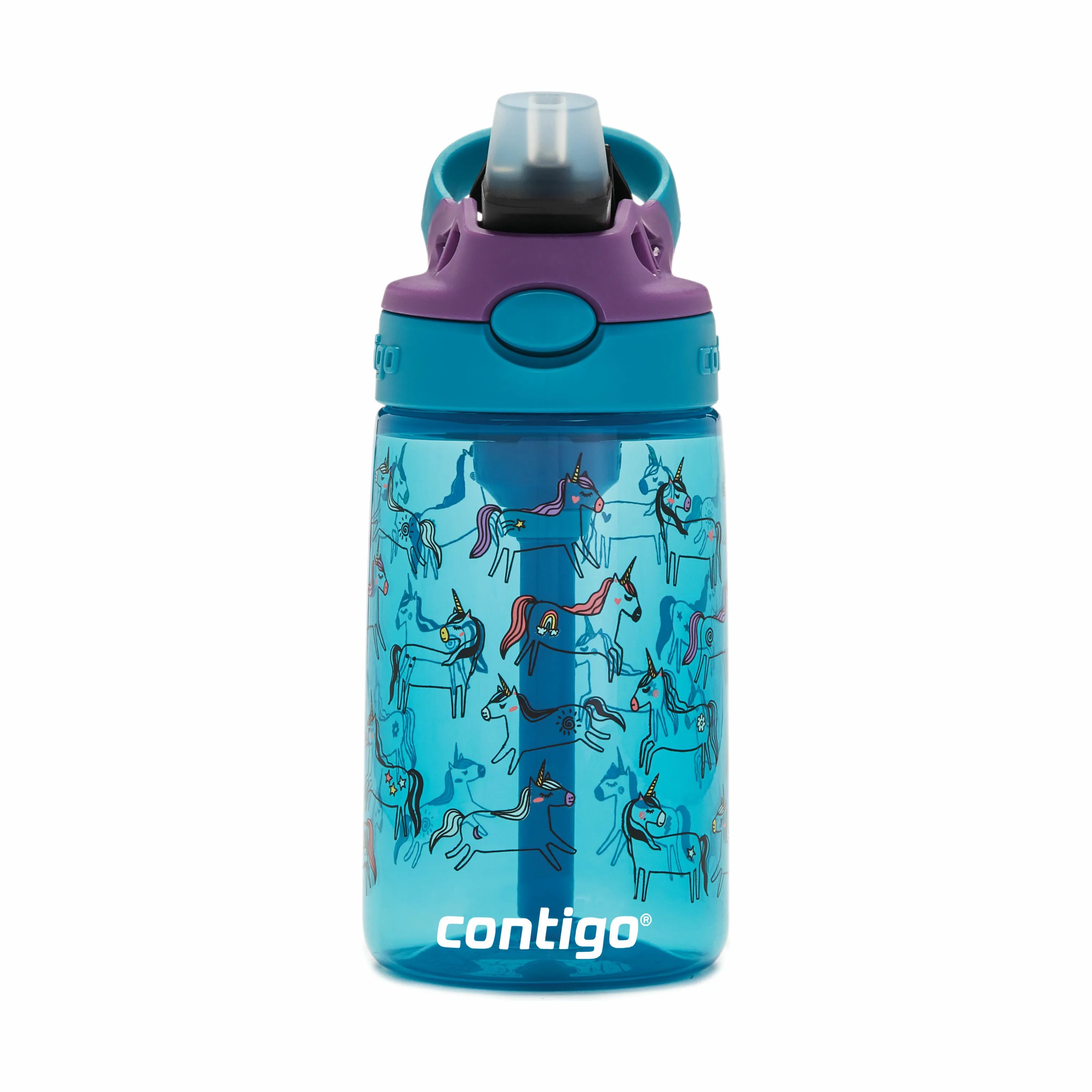Contigo Drikkedunke Easy Clean Drikkeflaske i Junip unicorns, 2