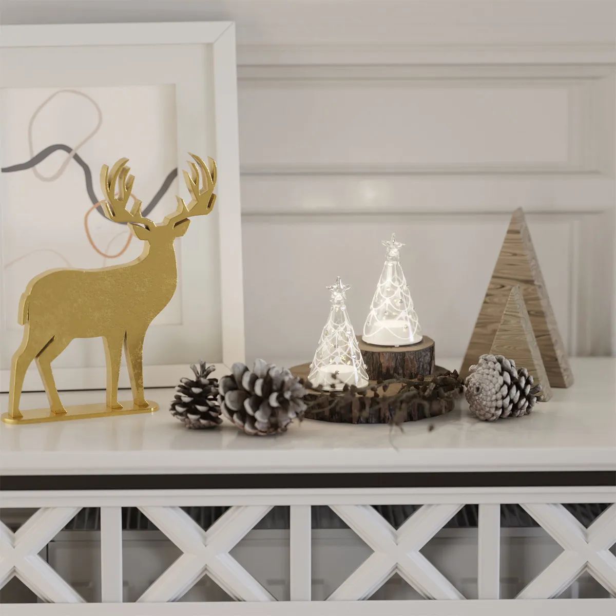 Deluxe Homeart LED-lys LED Juletræ - 2 stk. i klar, 3