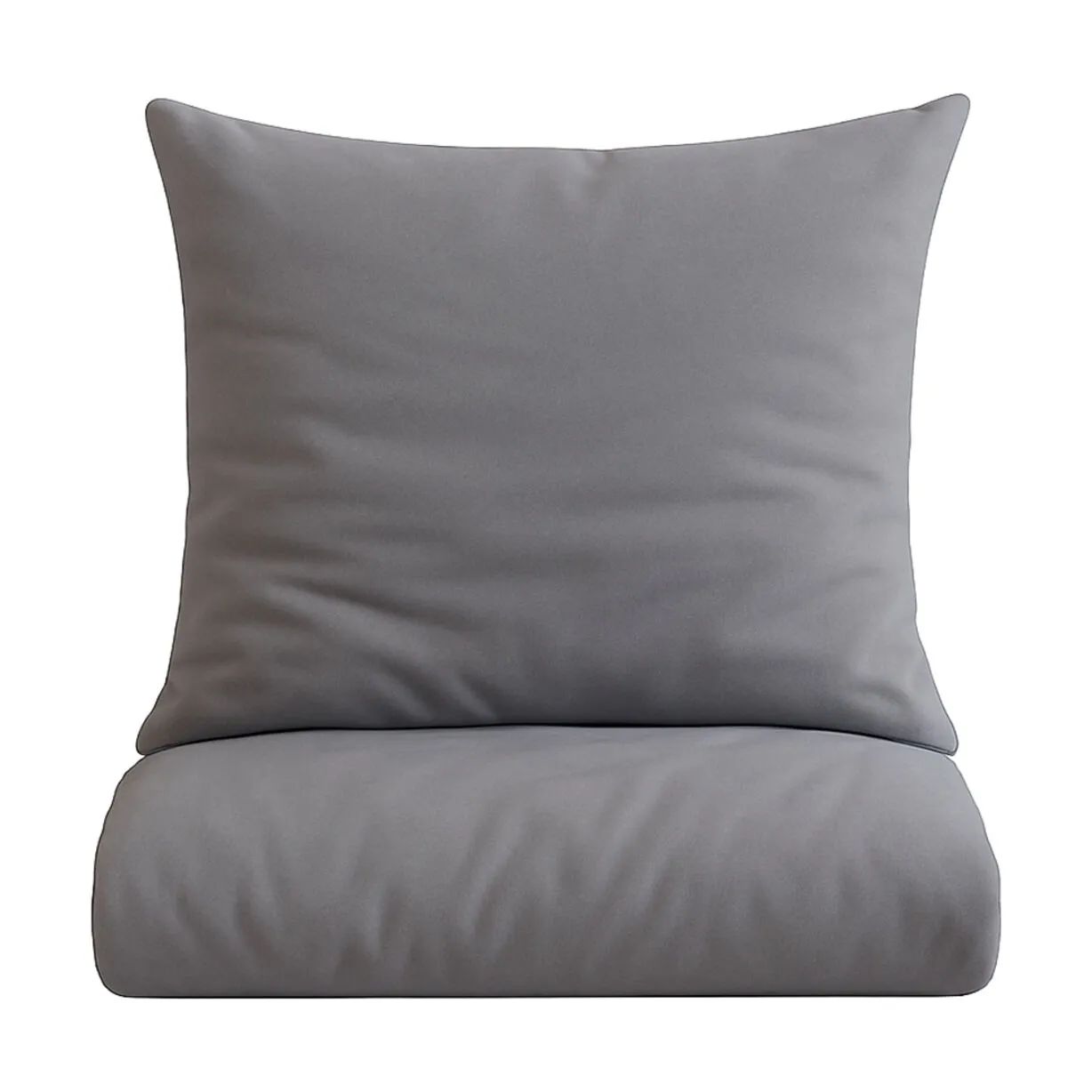 omhu Sengetøj Percale OMHU Percale Sengetøj i Lys grå, B140 x L220 cm, 1