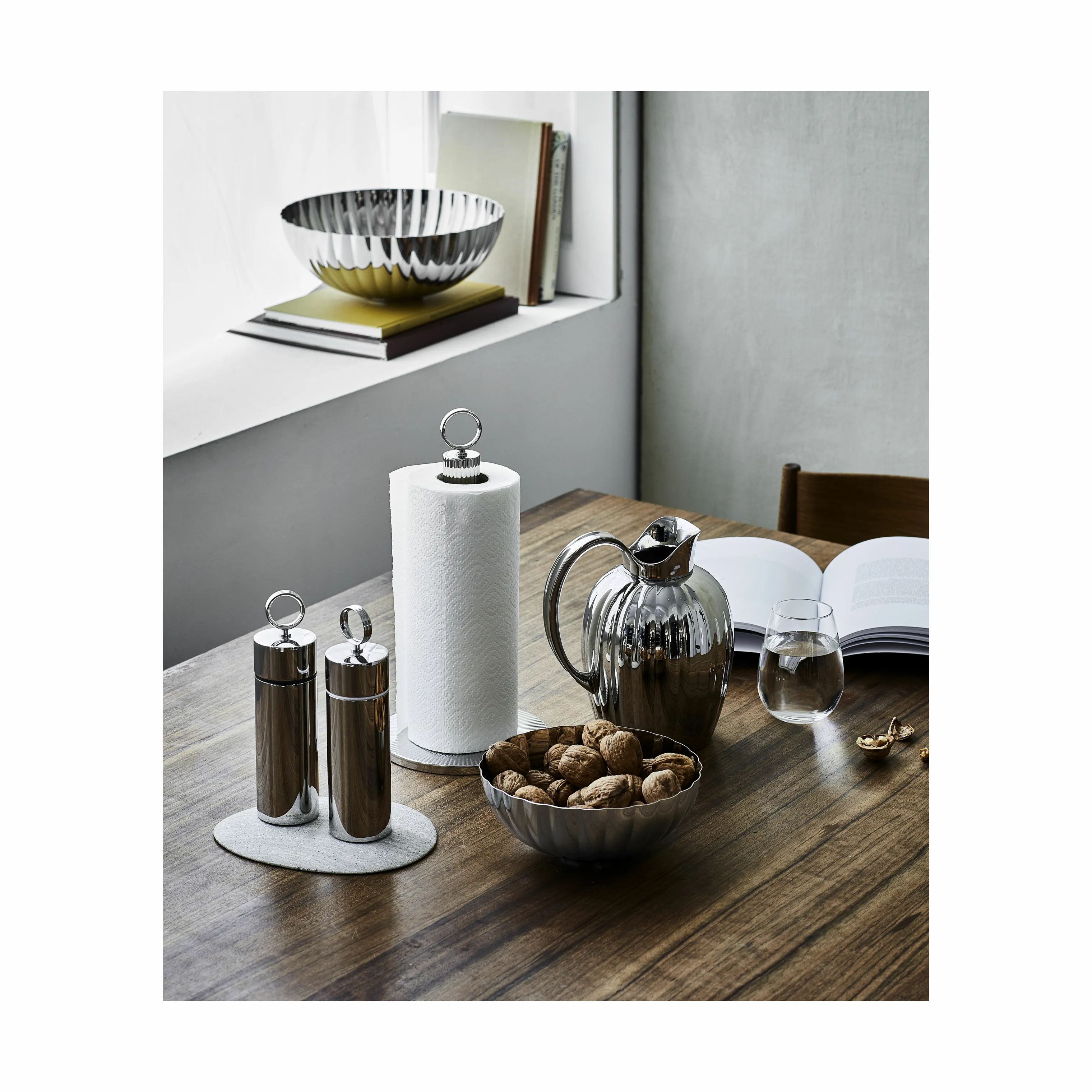 Georg Jensen Kværnsæt Bernadotte Kværnsæt i Sølvfarvet, 2