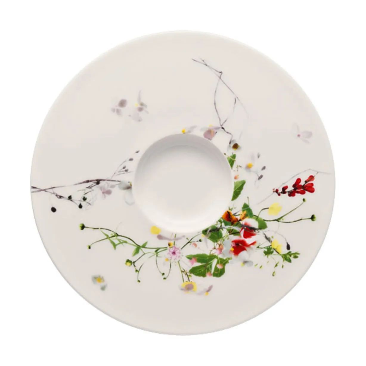 Rosenthal Underkopper Brillance Fleurs Sauvages Underkop i Hvid / Multifarvet, 1