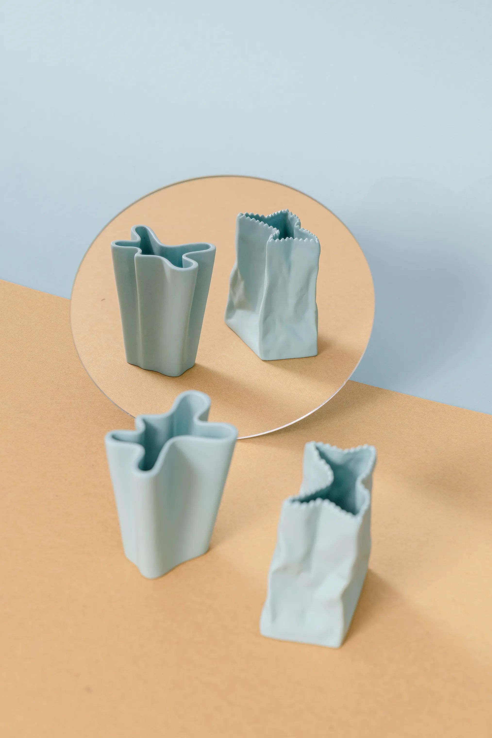 Rosenthal Vaser Tüten Vase i Mint, 8,9 cm, 2