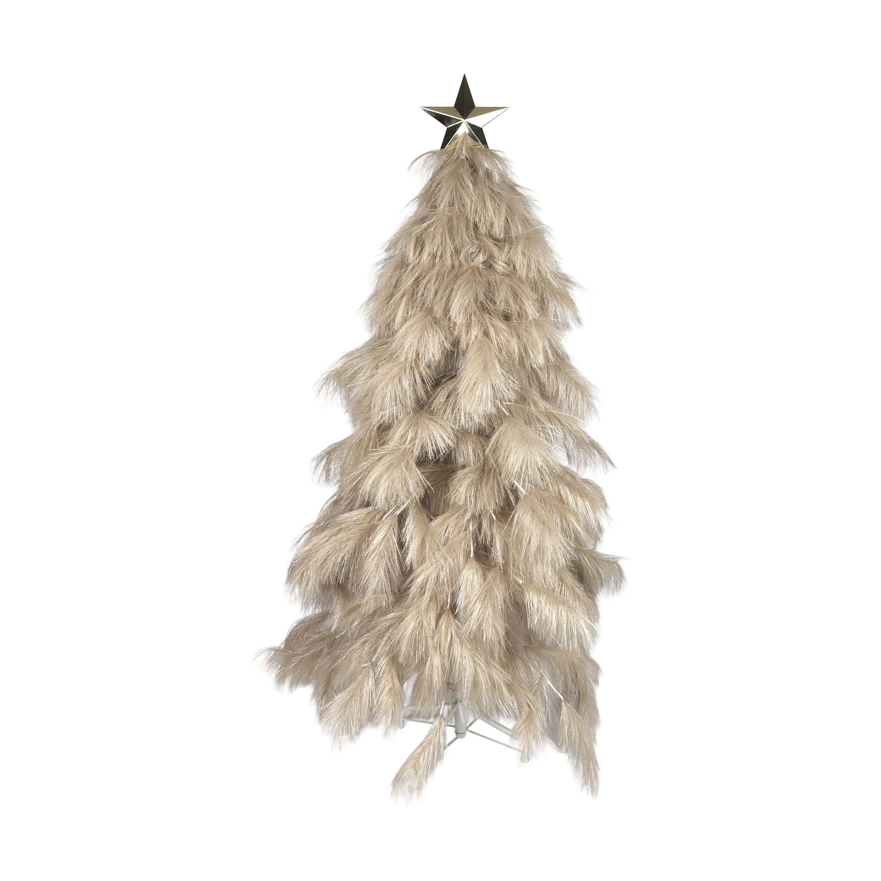 Casa Christmas Juletræer Pampas Juletræ i Beige, H155 x Ø95 cm, 1