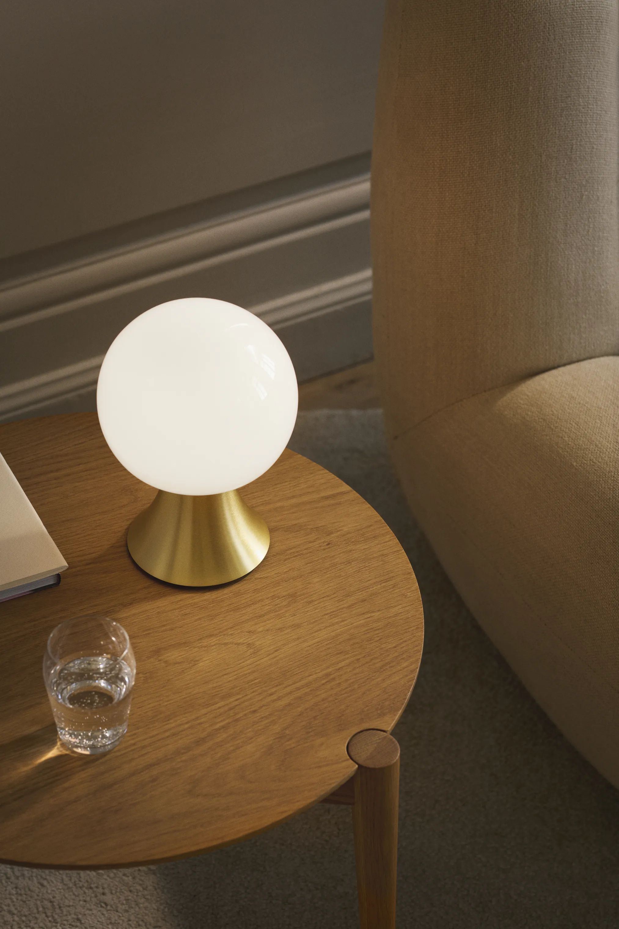 Holmegaard Bordlamper Noor LED lampe i Messingfarvet, 2