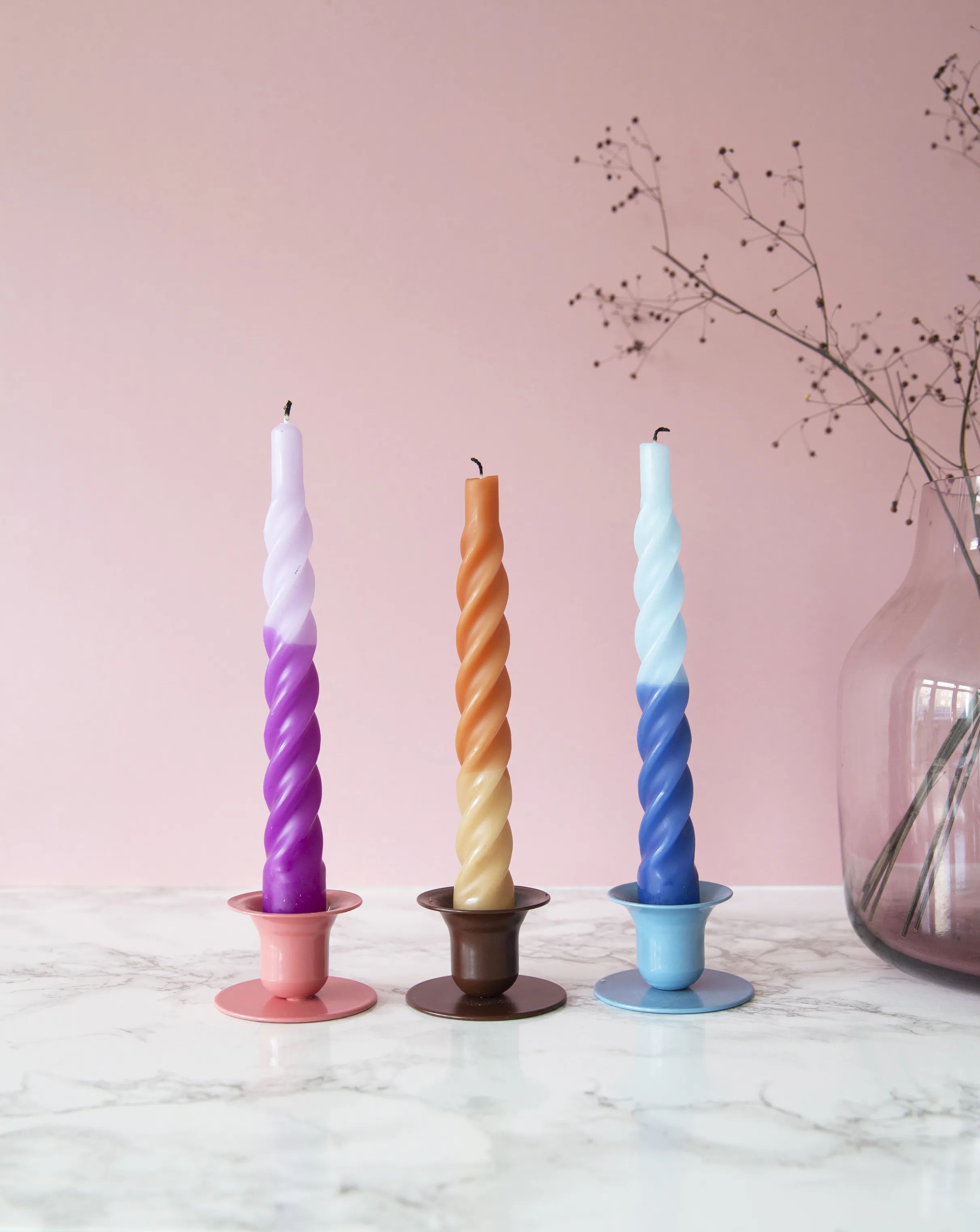 Candles with a twist Kronelysestage The Bell Lysestage i Mørkebrun, 2