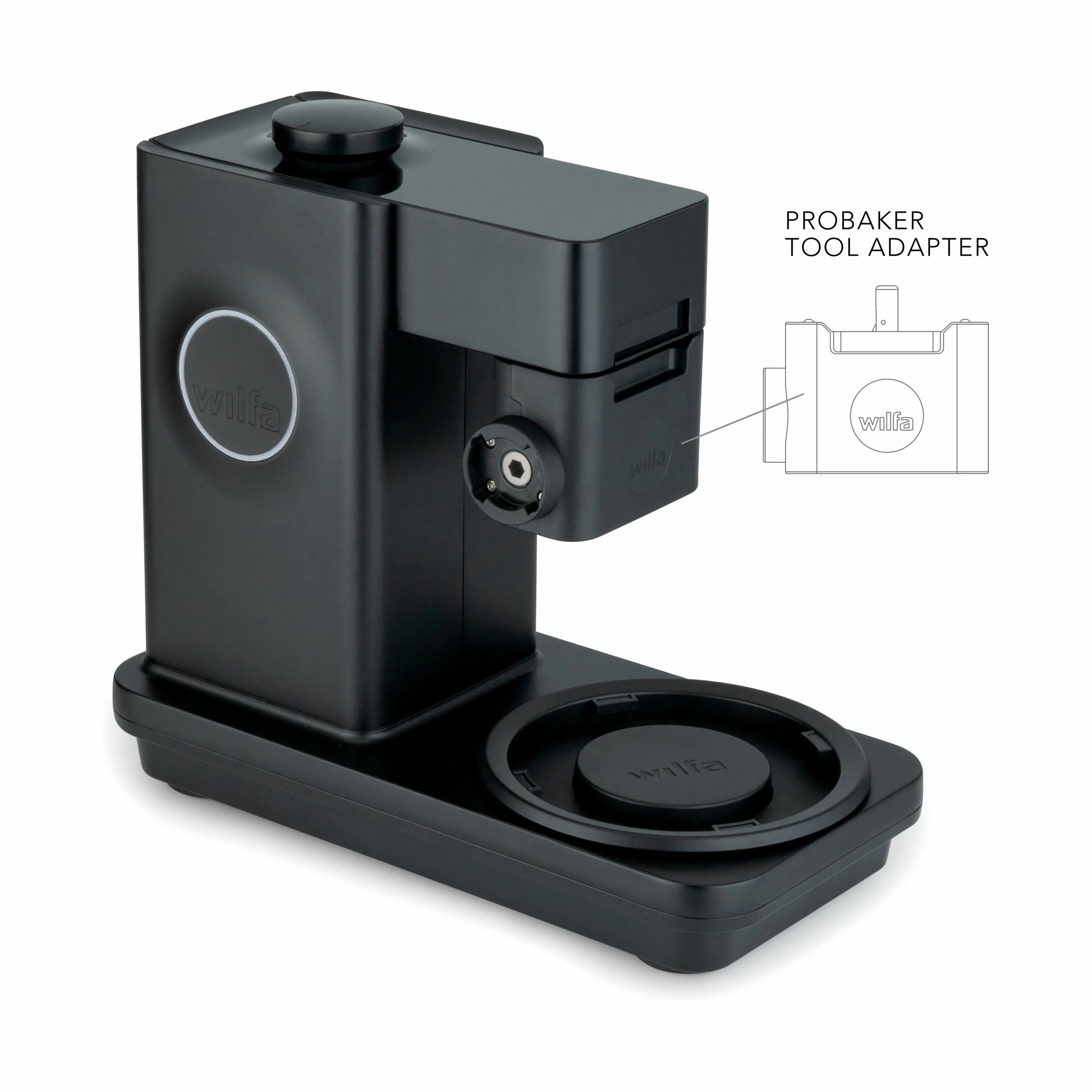 Wilfa Tilbehør til røremaskiner Probaker Adapter i Sort, 2