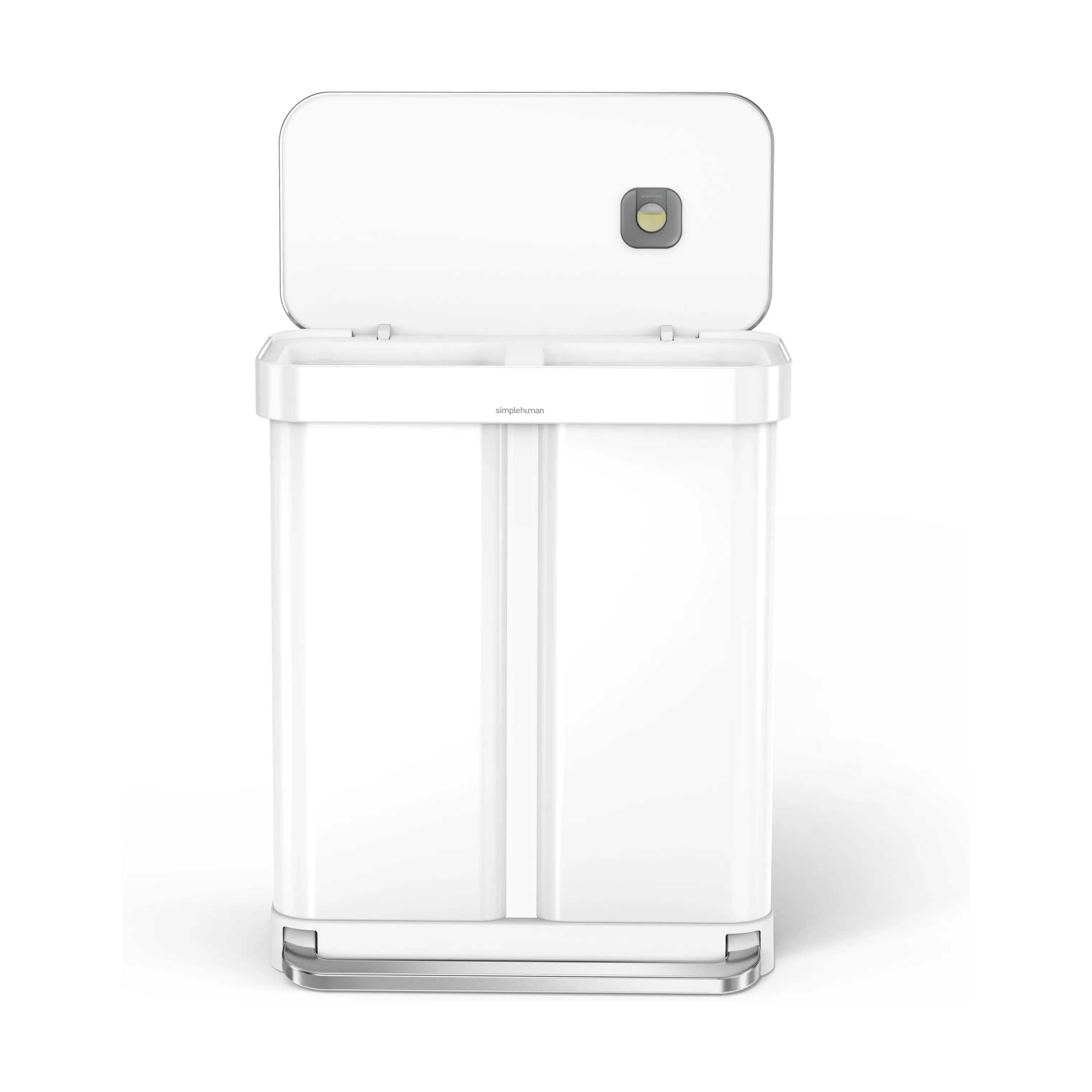 Simplehuman Pedalspande Dual Pedalspand i Hvid, 2