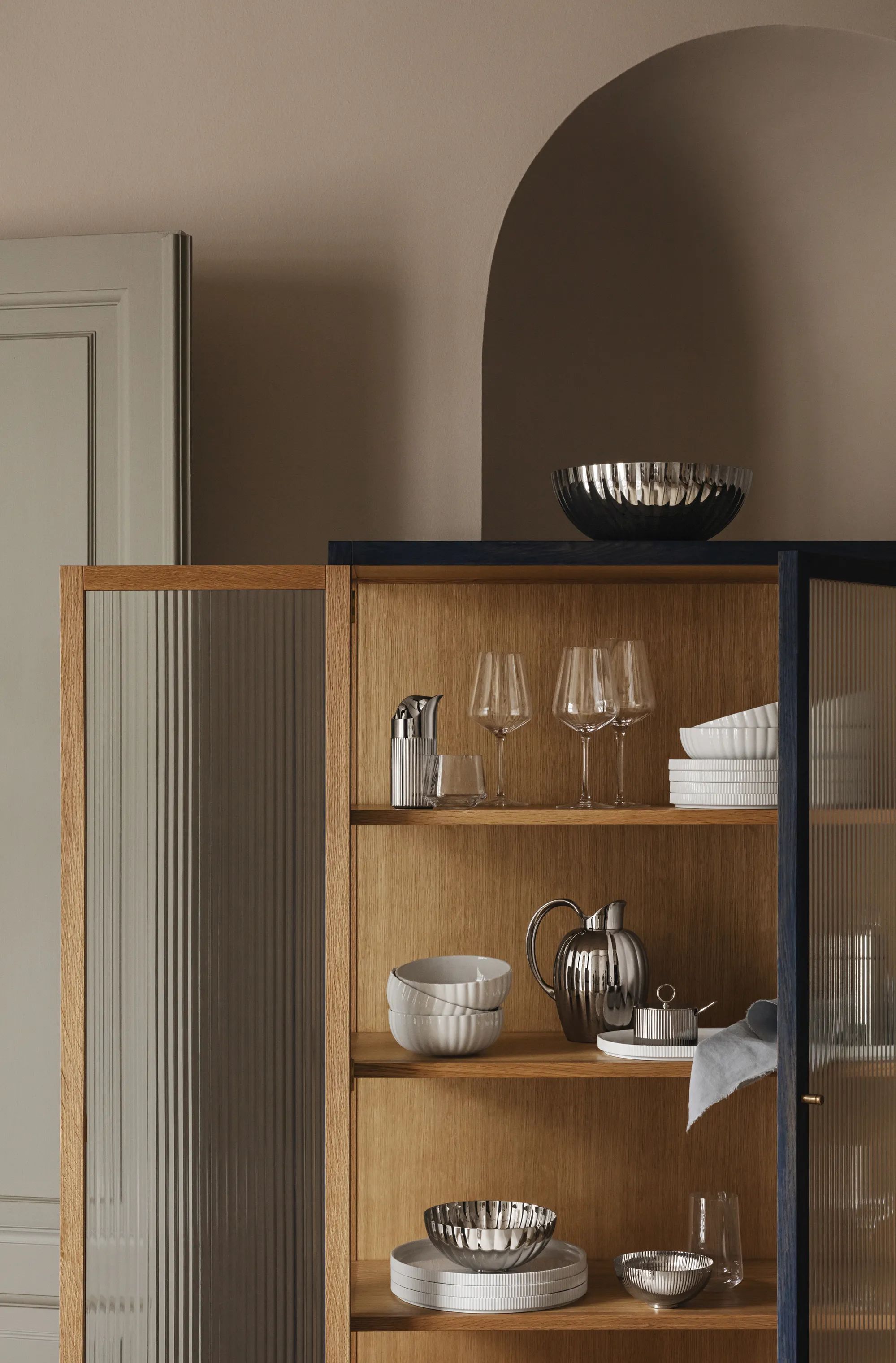 Georg Jensen Frokosttallerkener Bernadotte Frokosttallerken i Hvid, 20 cm, 3