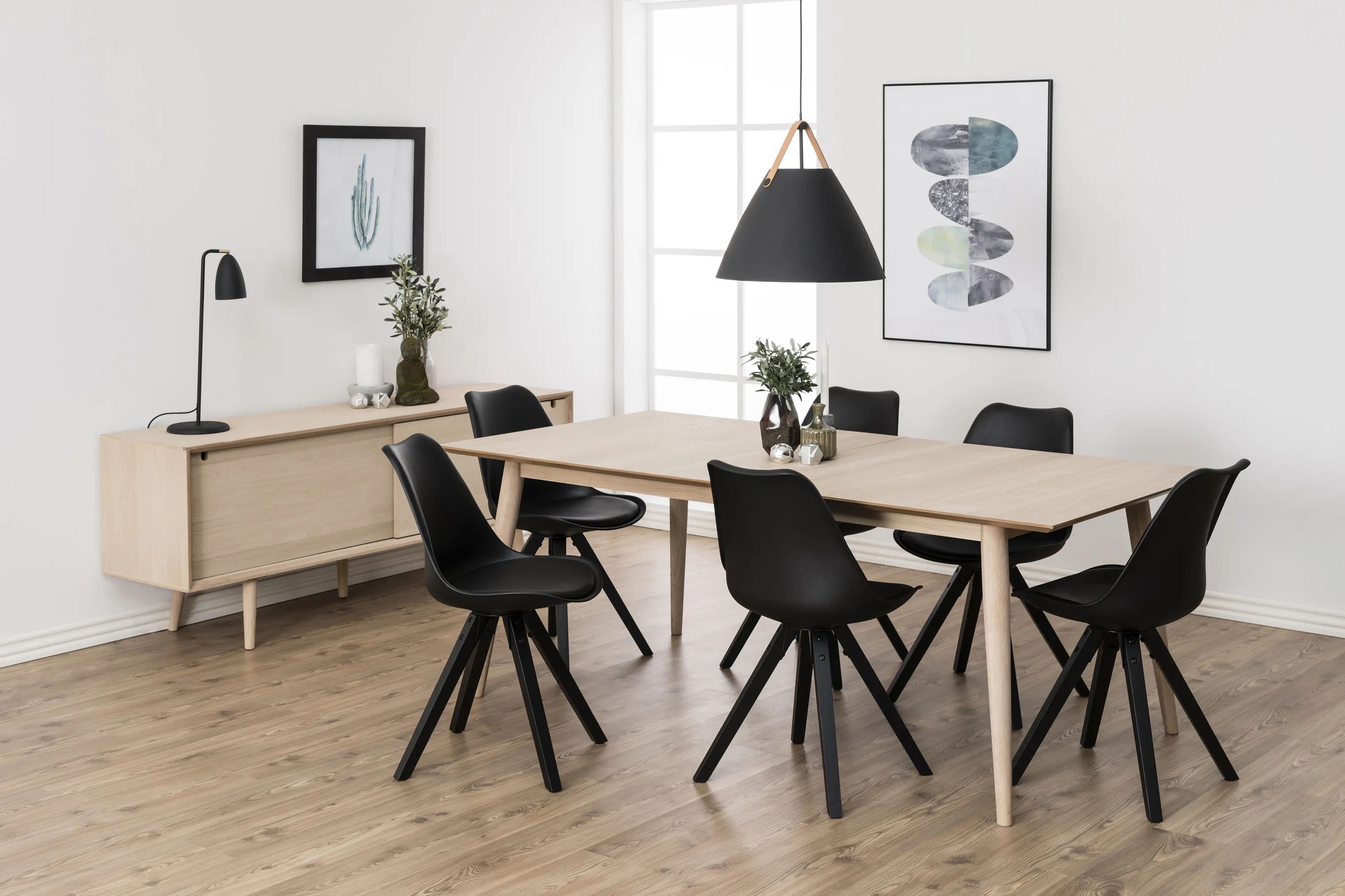 CASA Living Spisebordsstole Dima Spisebordsstol - 2 stk. i Sort, 3
