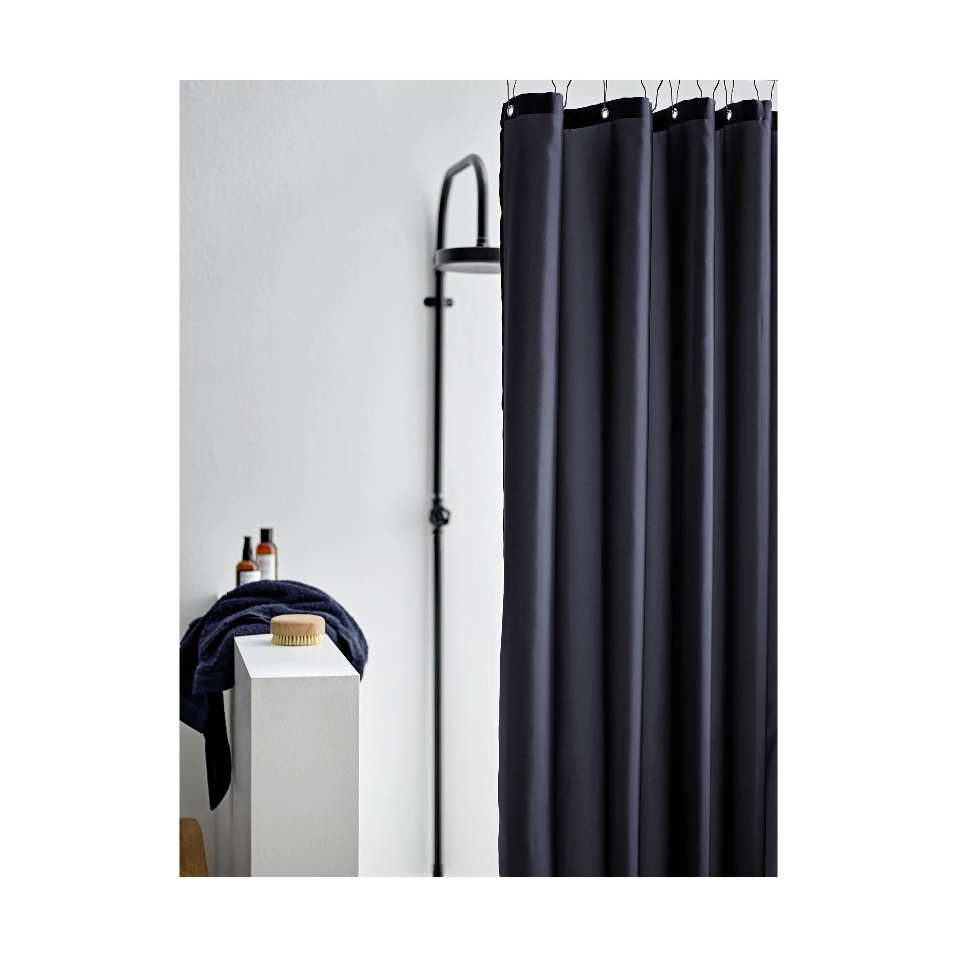 Södahl Badeforhæng Comfort Badeforhæng i Blå, B180 x L200 cm, 2
