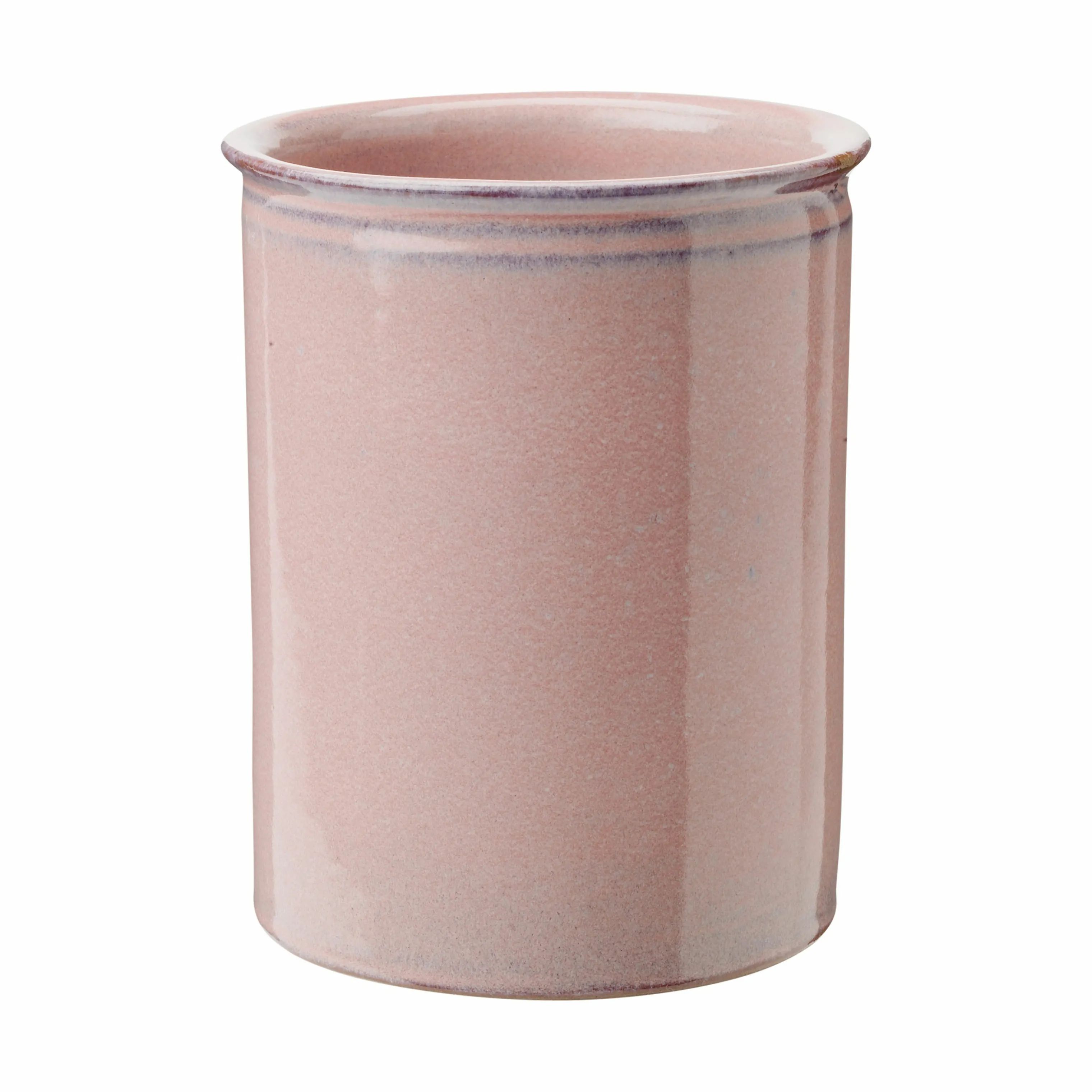 Knabstrup Keramik Krukker til køkkenredskaber Redskabsholder i Rosa, 15 cm, 1