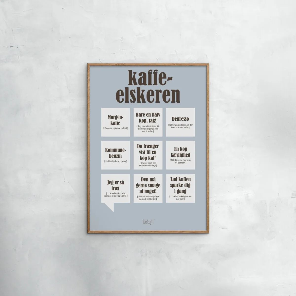 Poster&Frame Plakater Plakat - Kaffeelskeren i B21 x L29,7 cm, 2