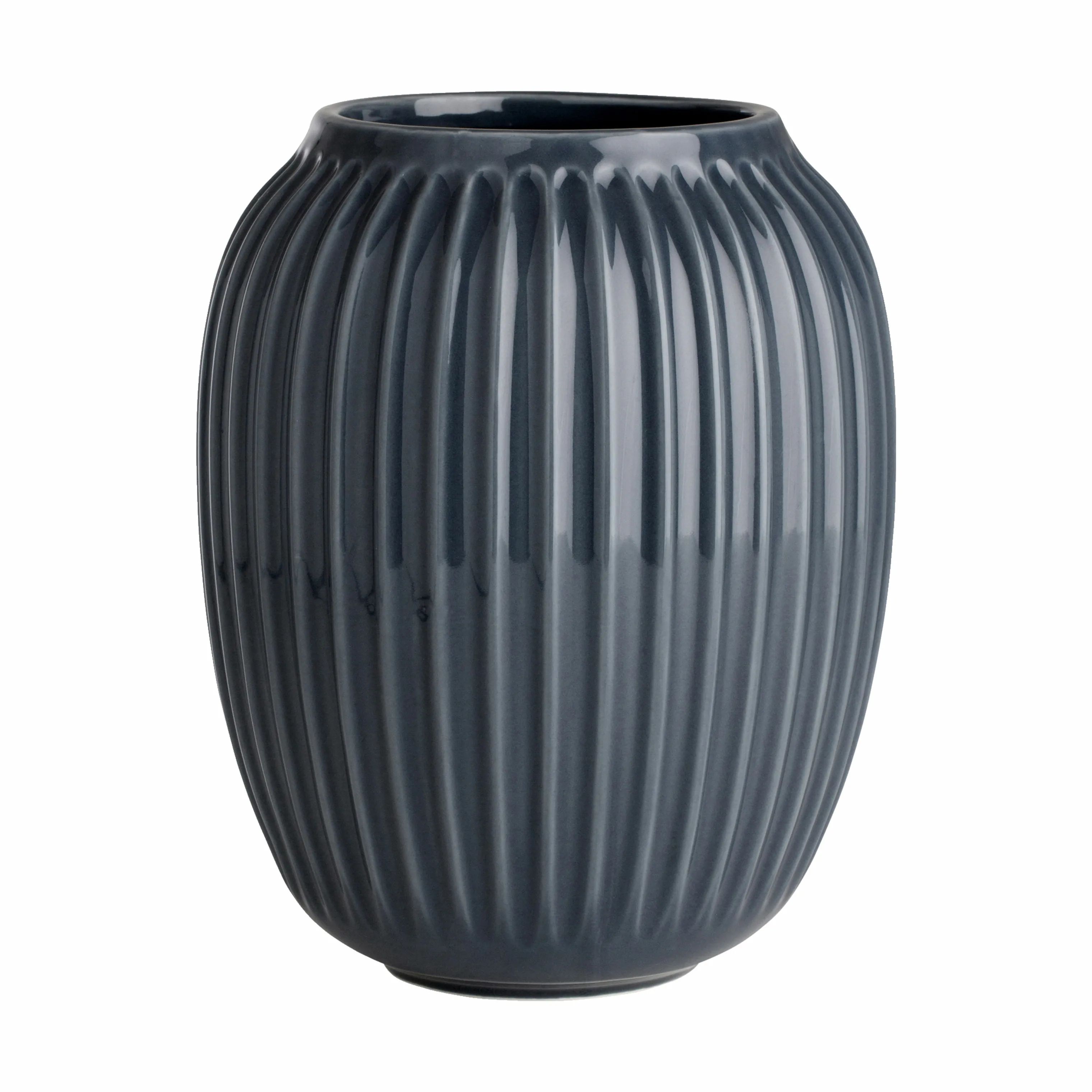 Kähler Vaser Hammershøi Vase i Antracitgrå, 21 cm, 1