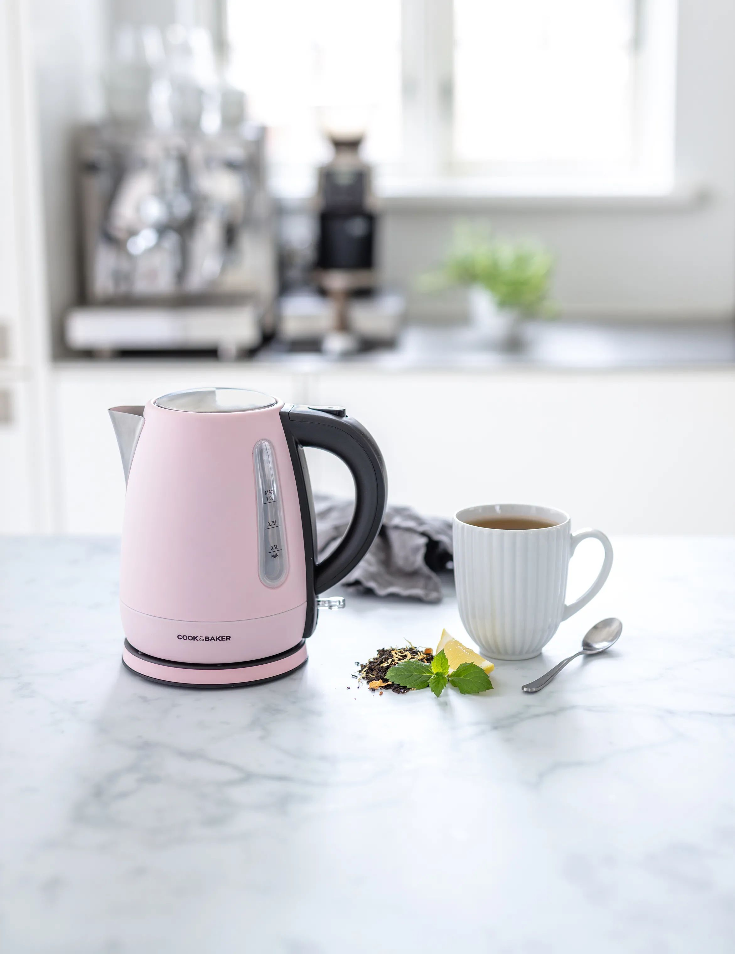 Cook & Baker Elkedler Elkedel i Lyserød, 1 L, 3