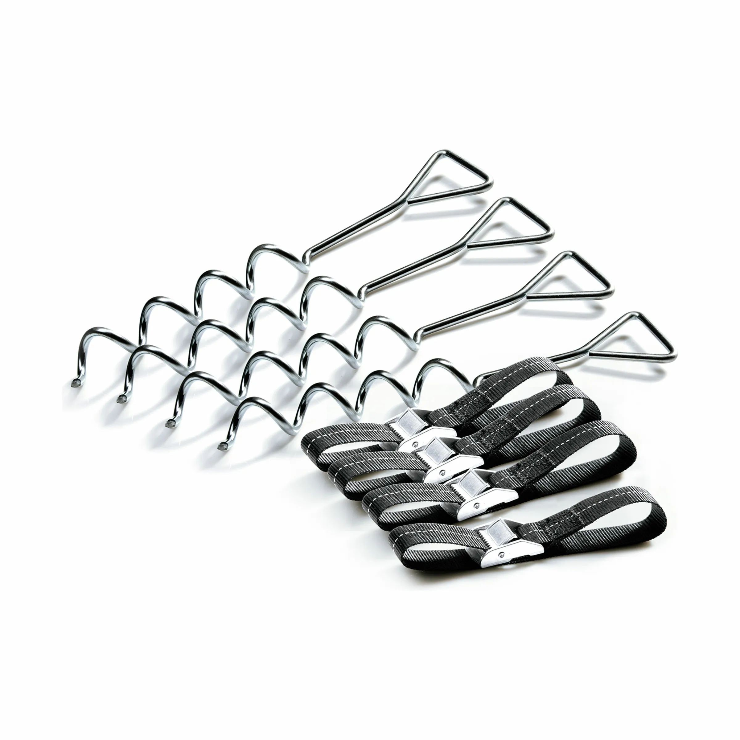 Salta Trampoliner Stormanker til trampolin - 4 stk. i Krom, 1