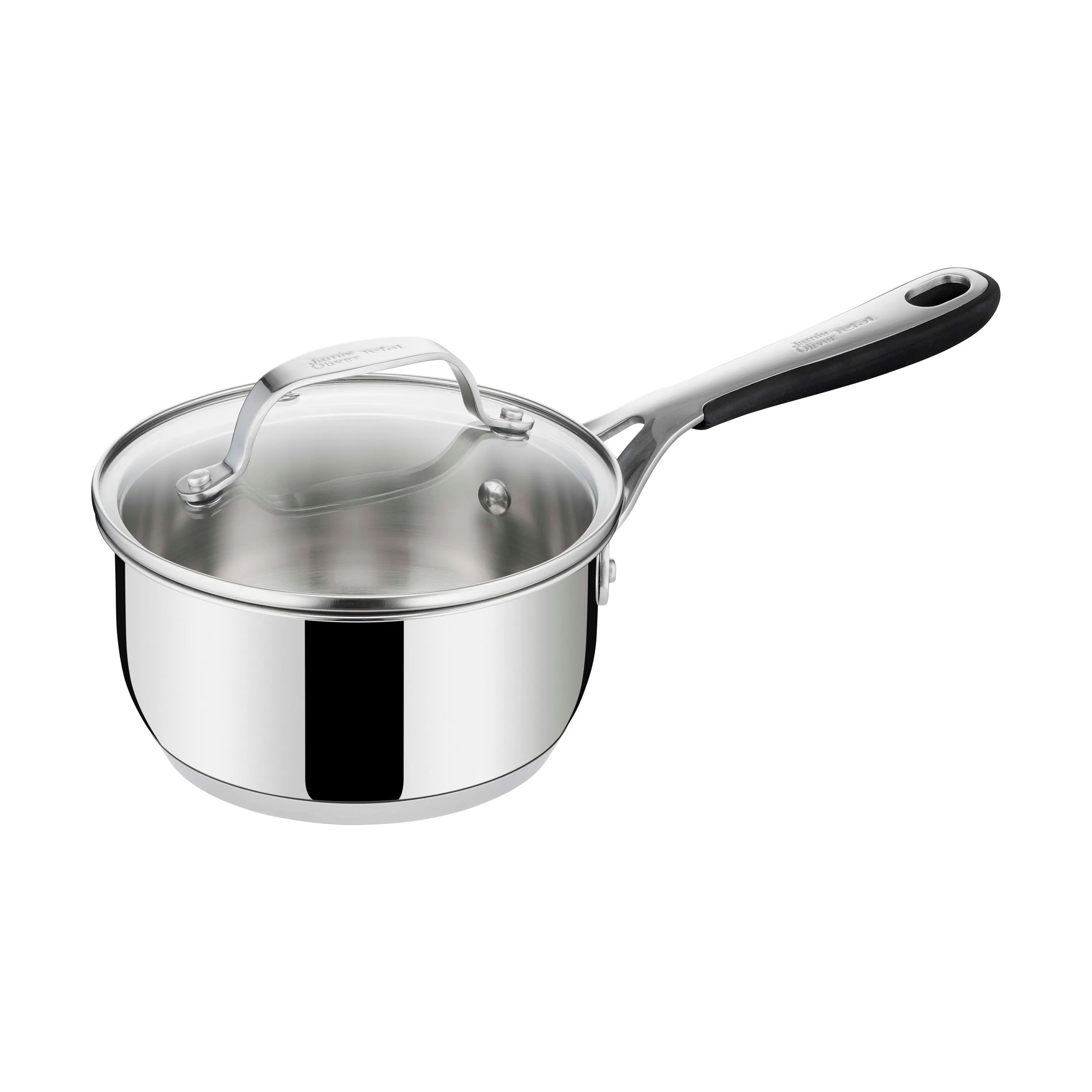 Jamie Oliver by Tefal Grydesæt Kitchen Essential Essential Grydesæt - 6 dele i Sølv, 3
