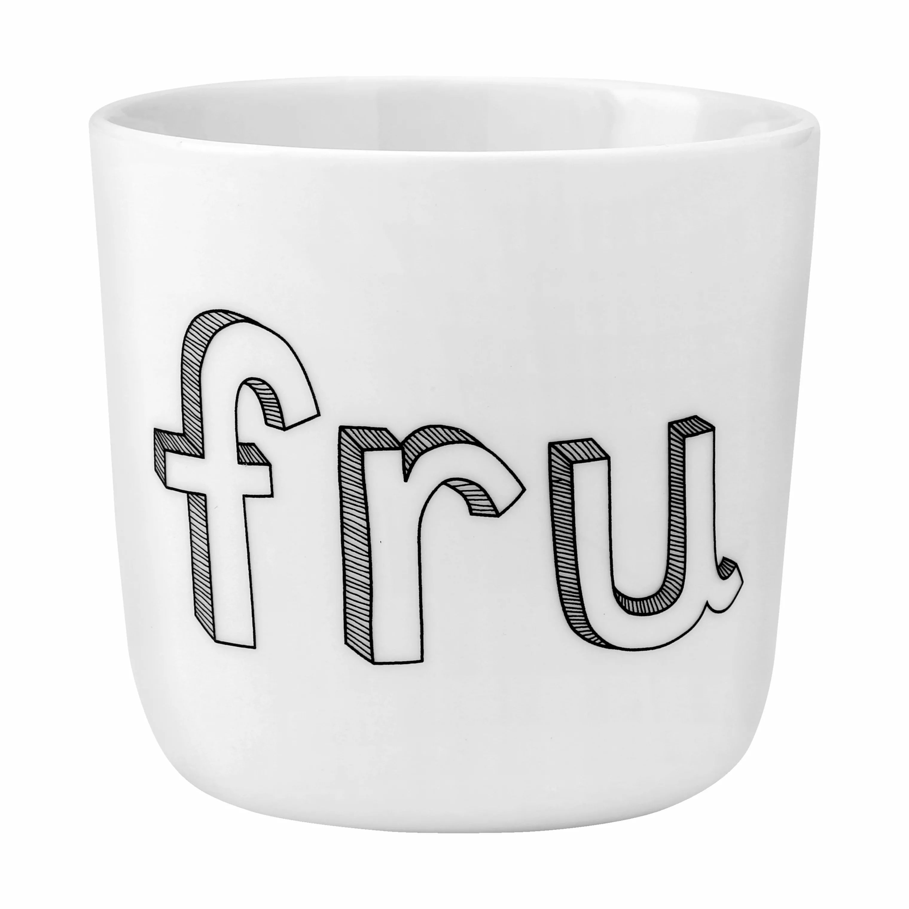 Liebe Krus og kopper med hank Kop - Fru i Fru, 1
