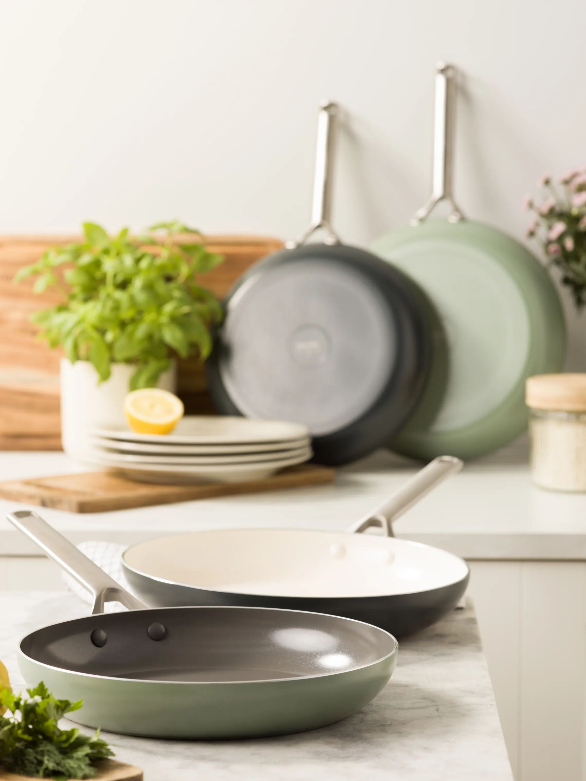 Greenpan Stegepander Royal Stegepande i GRØN, 28 cm, 3