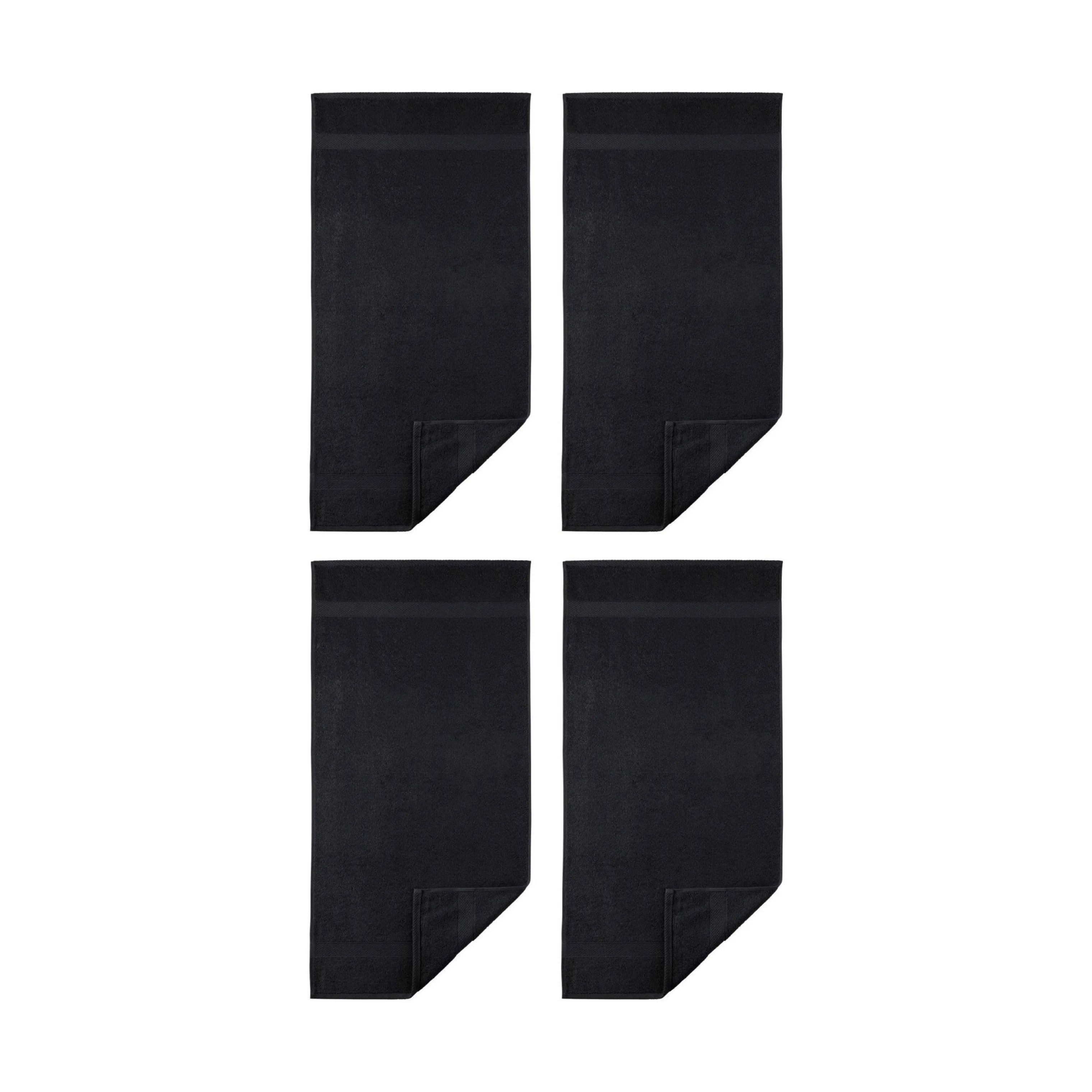 Egeria Håndklæder Diamant Håndklæde - 4 stk. i black, 1