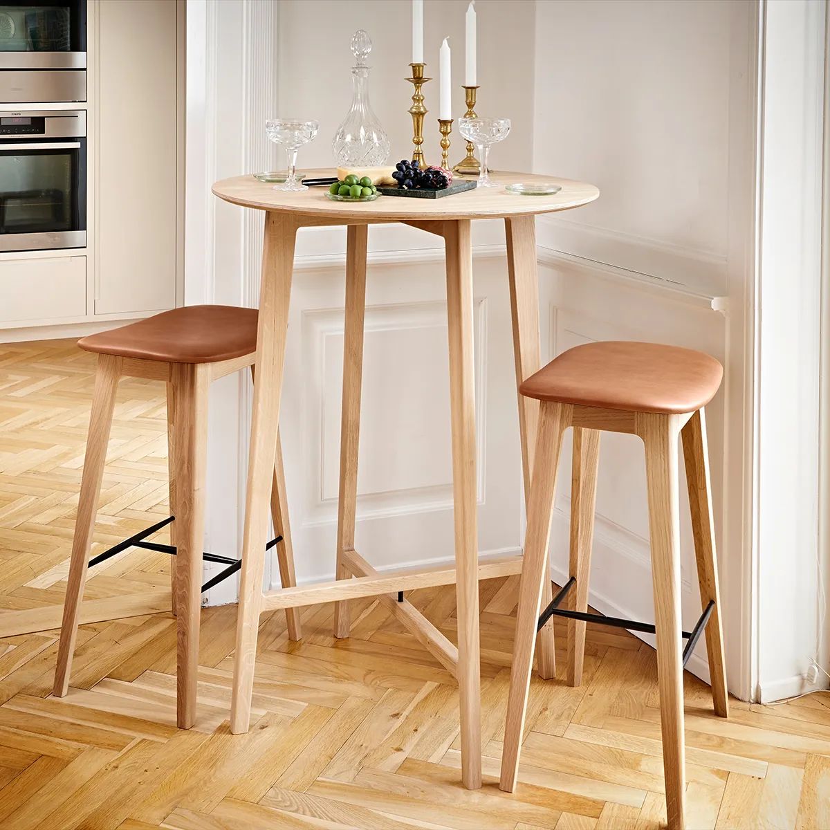 SACKit Barstole Nordic Barstol i Brun, 68,5 cm, 2