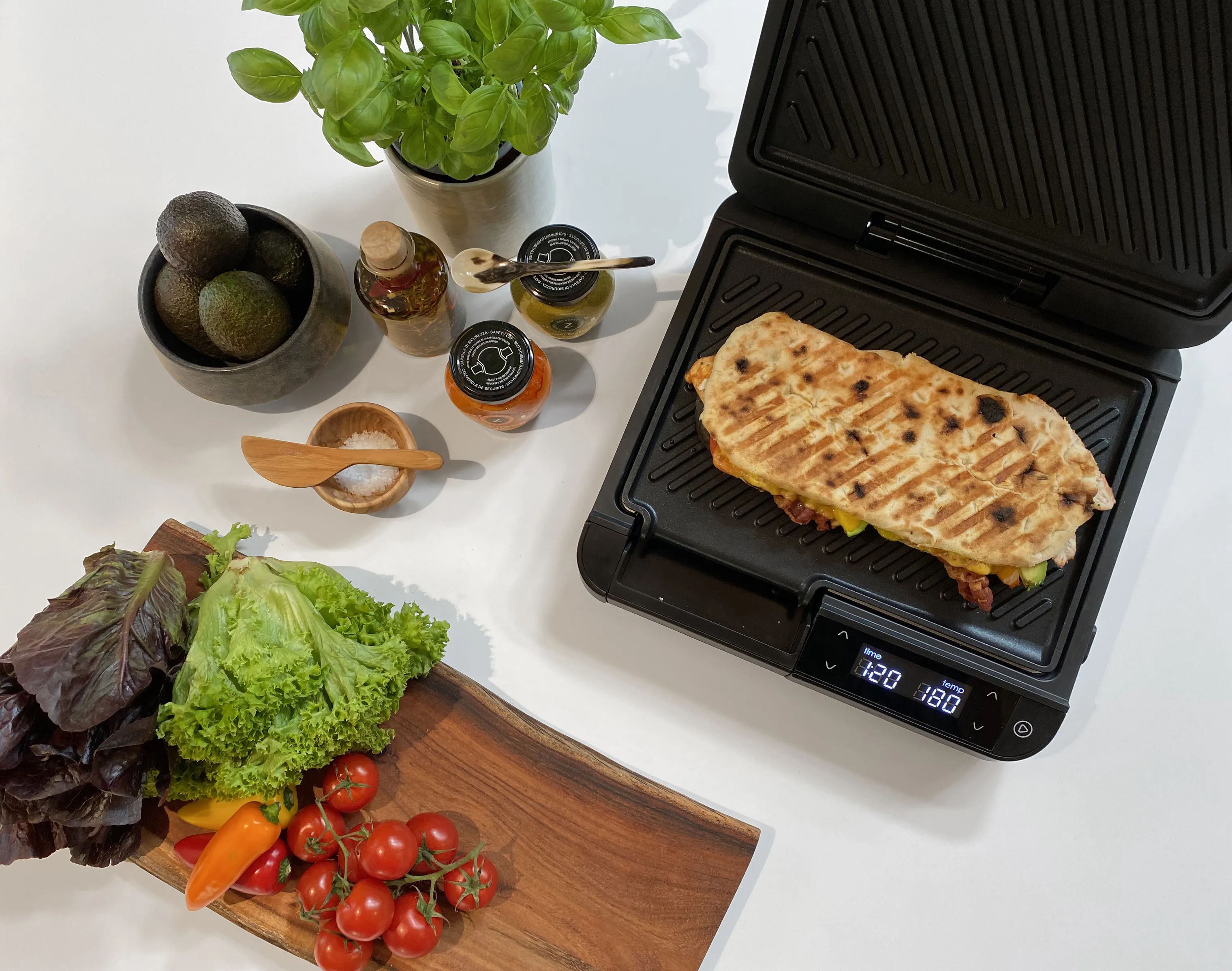 Witt Bordgrill Premium Multigrill i Sort, 3