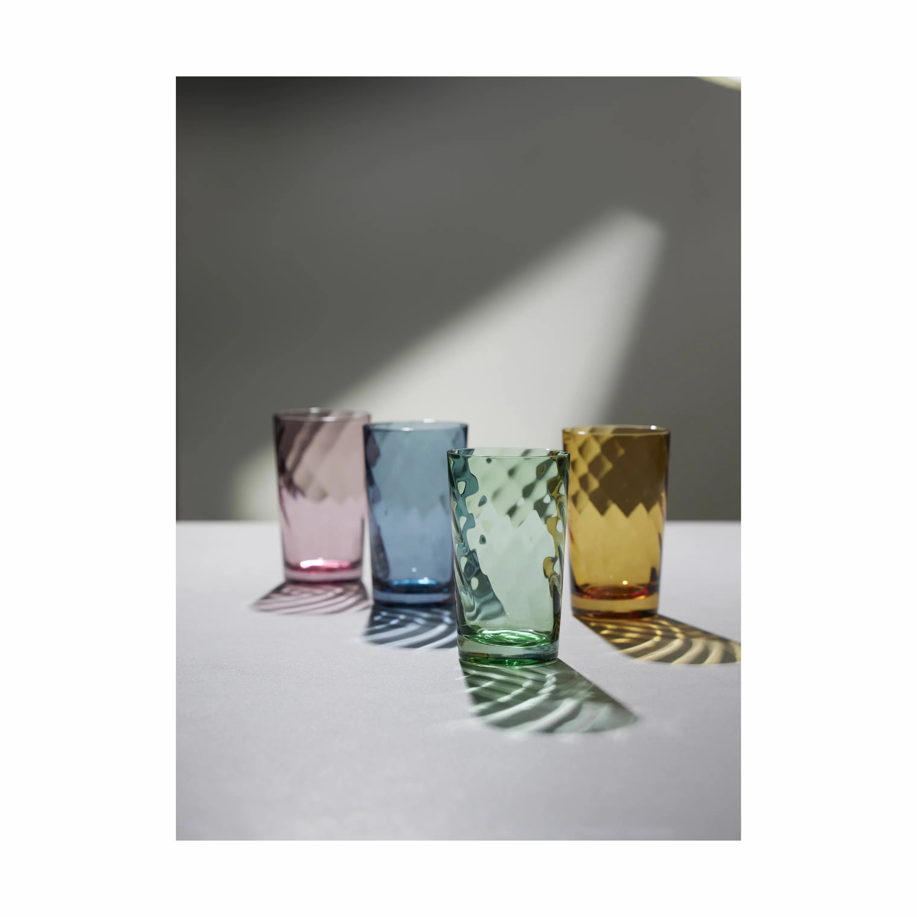 Lyngby Glas Vandglas Vienna Highball Vandglas - 4 stk. i Amber, 5