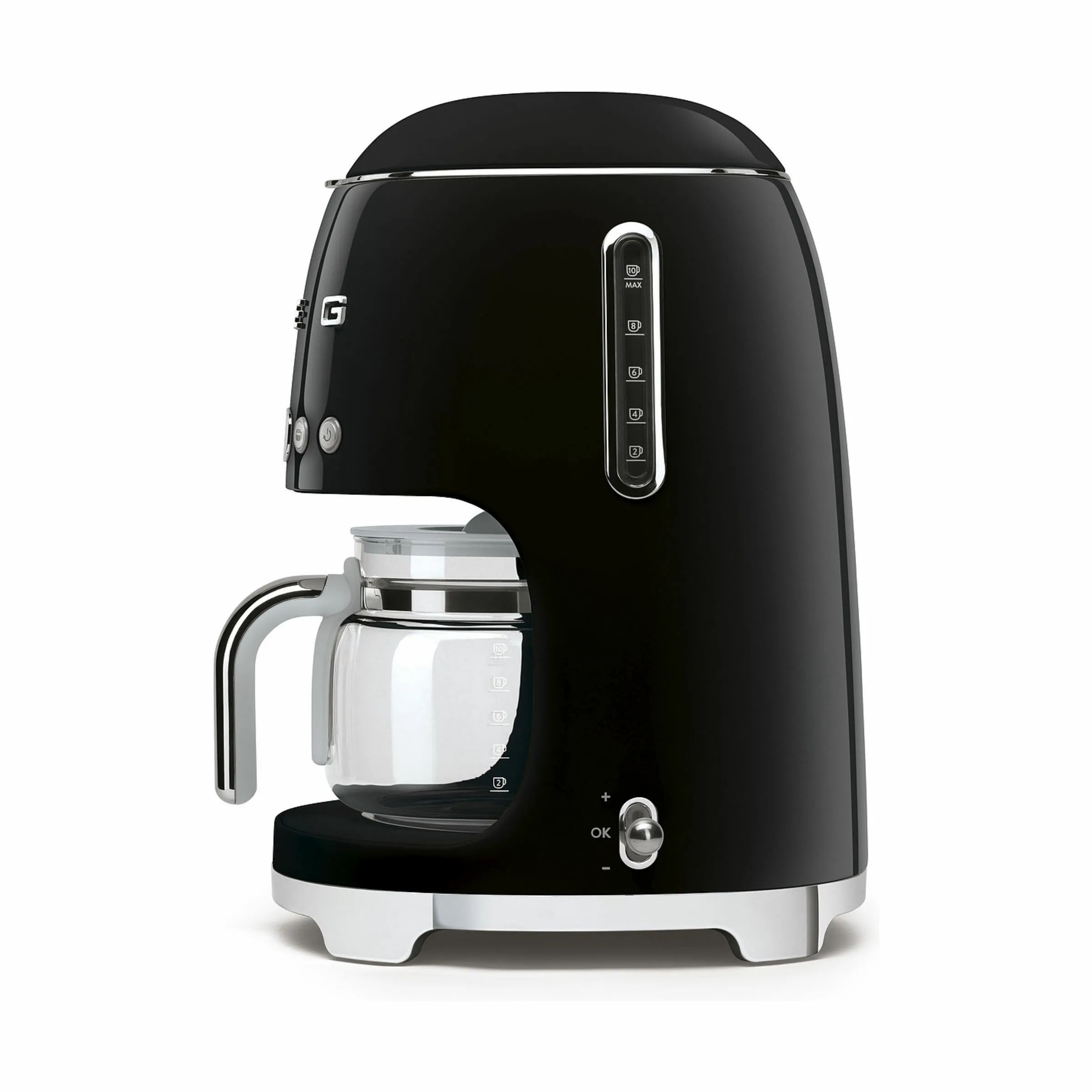 Smeg Kaffemaskiner 50's Style Kaffemaskine i Sort, 3