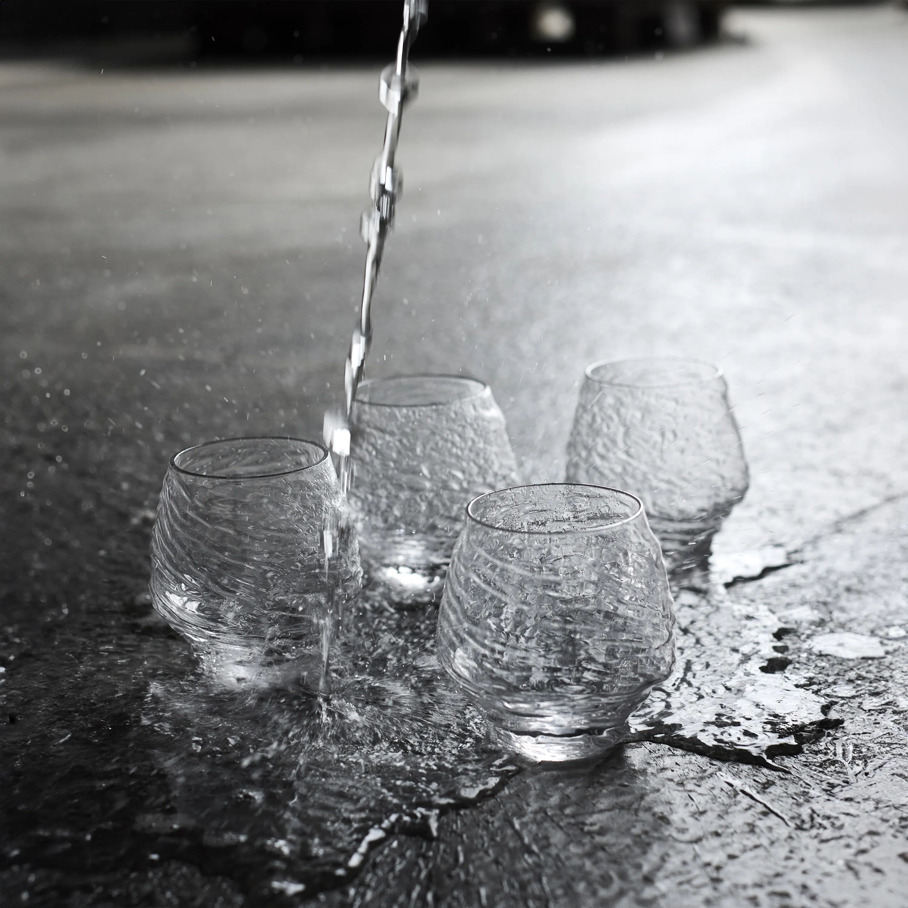 Muubs Vandglas Mora Glas - 4 stk. i Klar, 3
