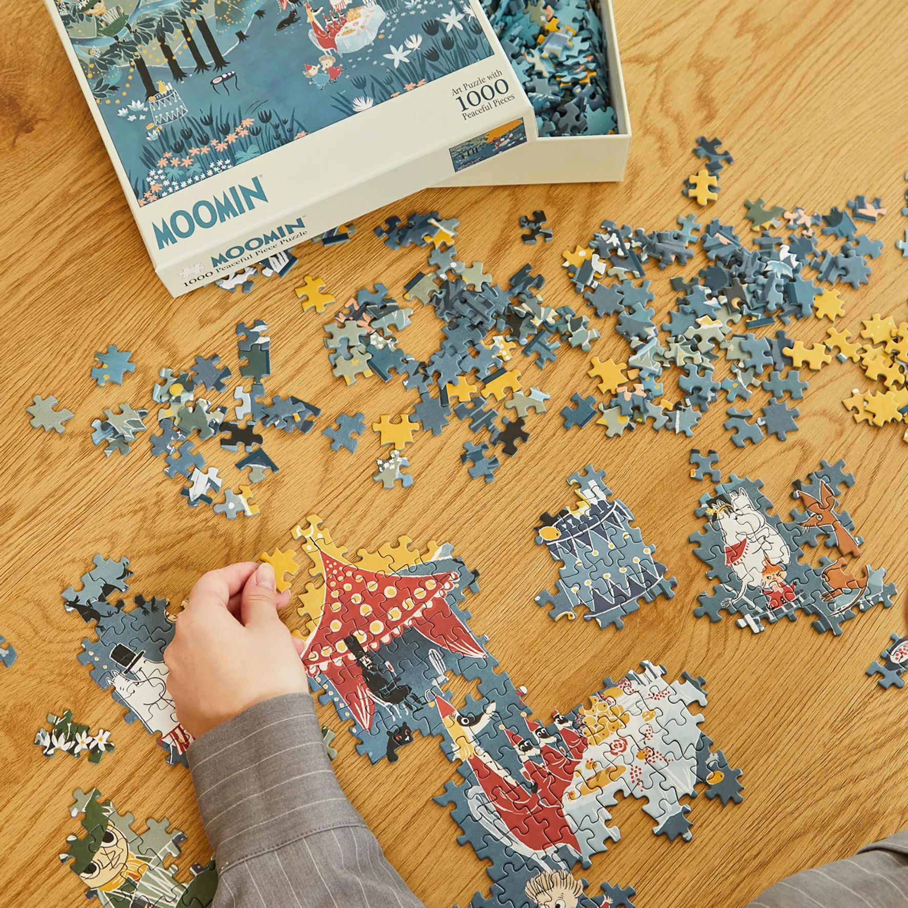 Barbo Toys Puslespil Mumi Puslespil - Moomin i Skovblå, 3